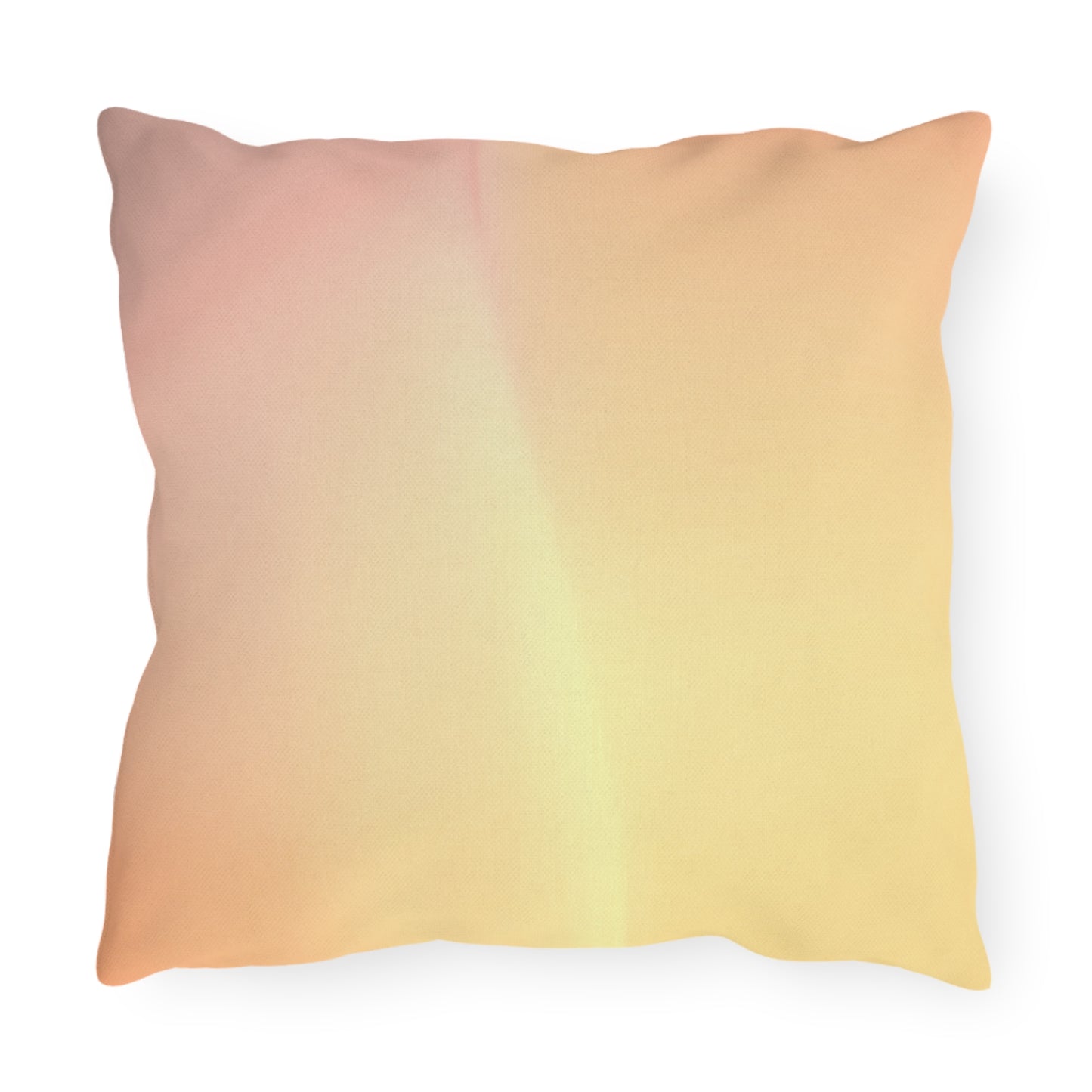 Hot Peach Fade 16" x 16" Outdoor Pillow