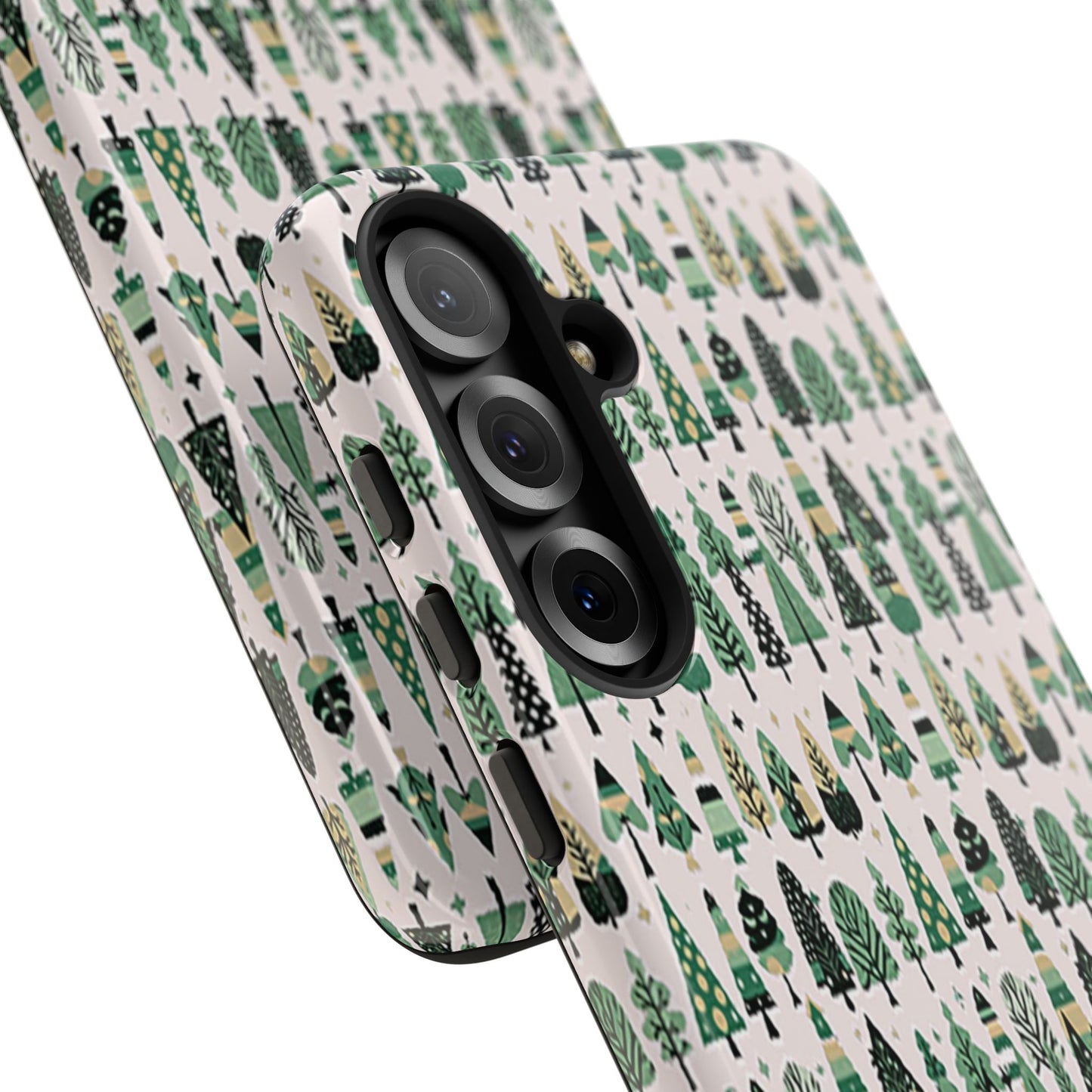 Mini Vintage Green Trees Samsung Galaxy S25 Plus Tough Cases