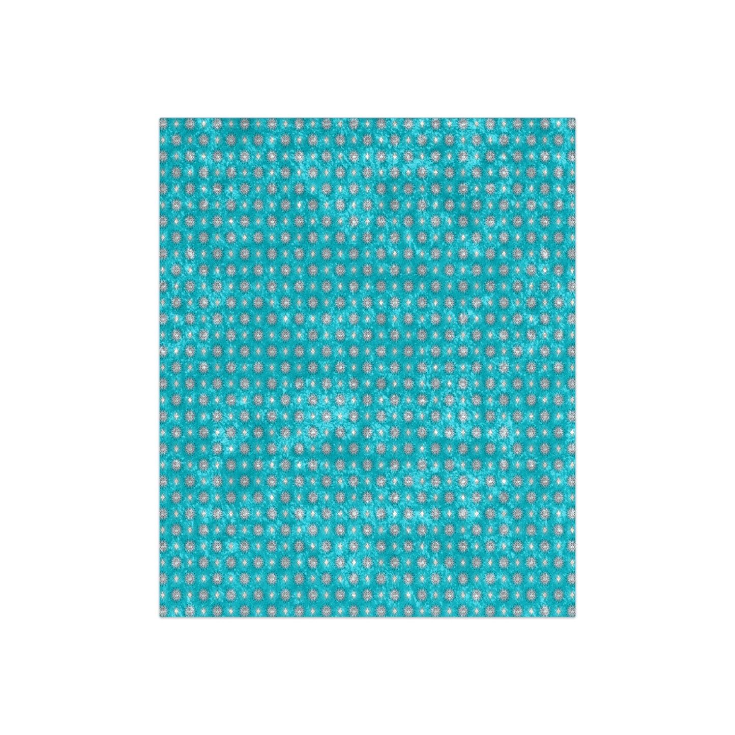 Tif Green Star-crossed Bodies Crushed Velvet Blanket, 50" x 60"