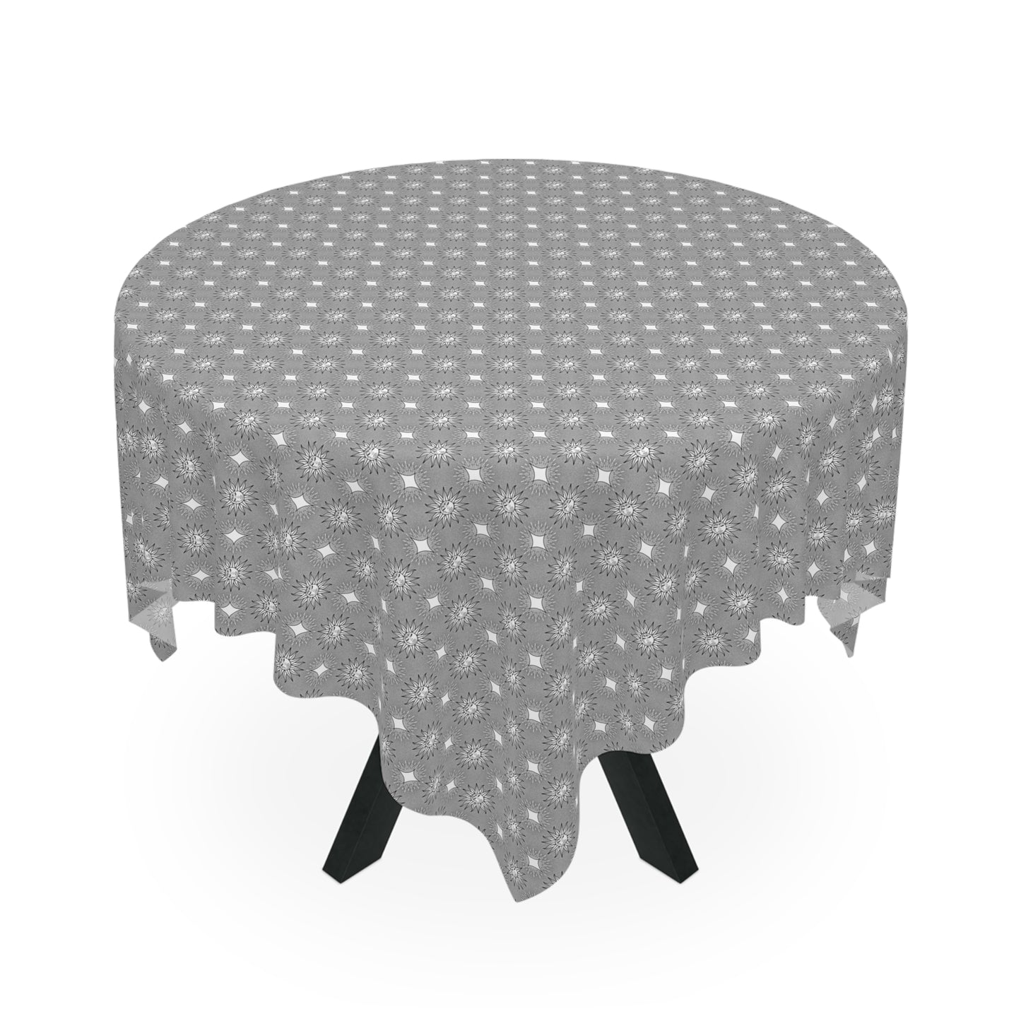 Desaturated Star-crossed Bodies Tablecloth, 55" x 55"
