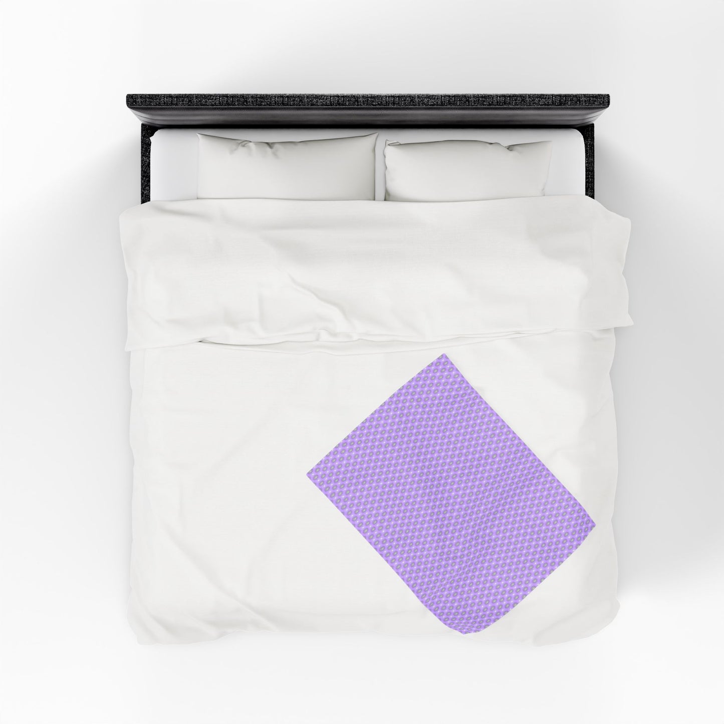 Lavender Star-crossed Bodies Velveteen Plush Blanket, 30" x 40"