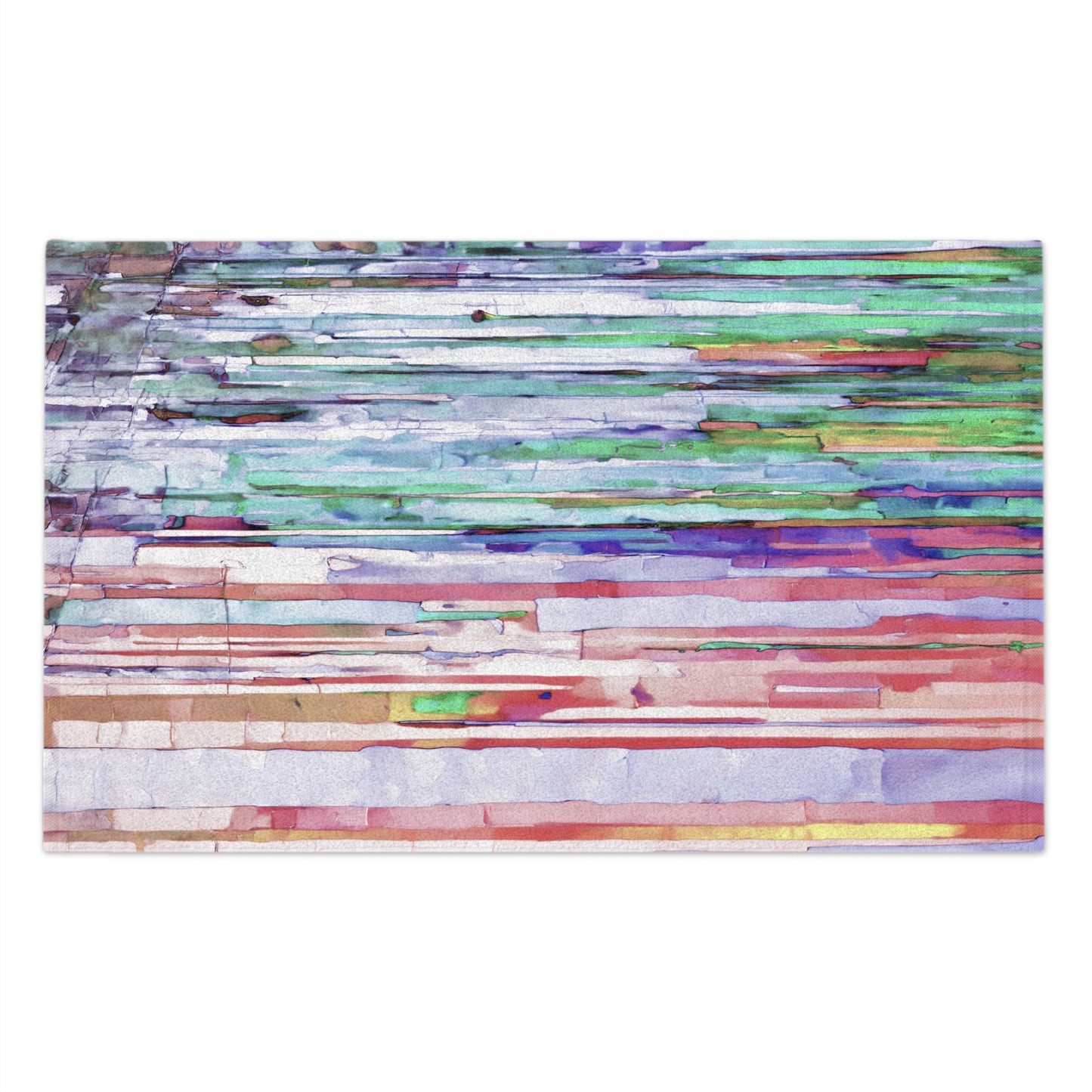 Striped Pastels Rally Towel, 11" x 18"
