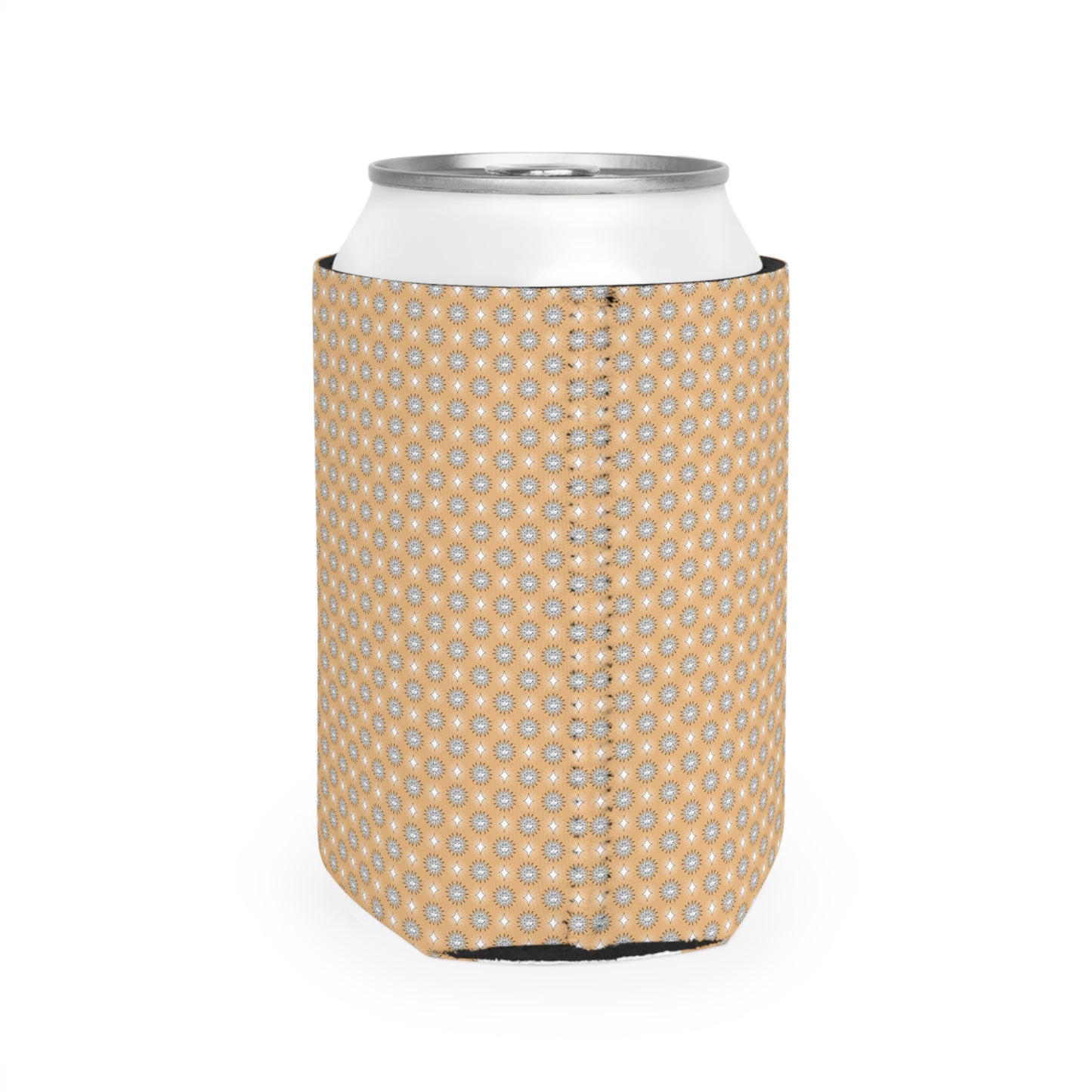 Tan Sunset Star-crossed Bodies 12 oz Can Cooler Sleeve