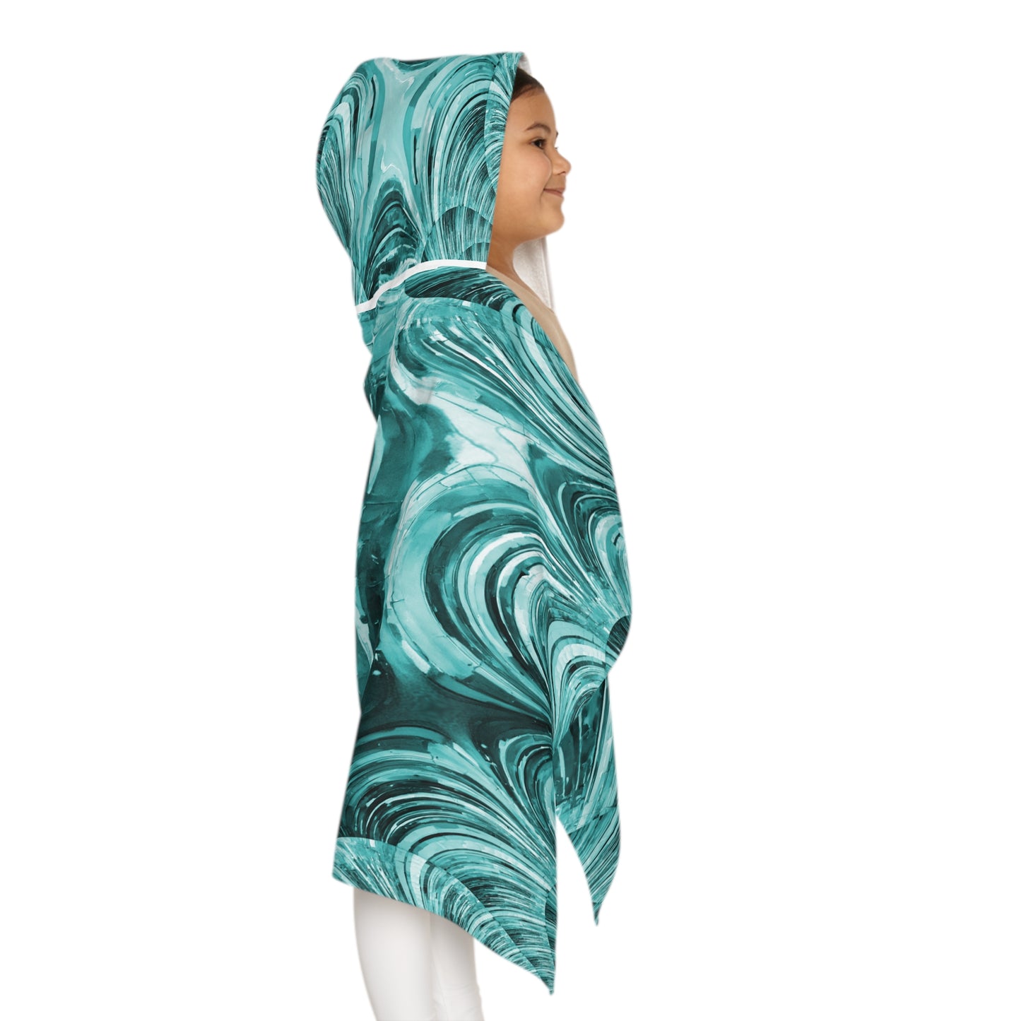 Uzi Spiral Tif Youth Hooded Towel, 24" x 48"