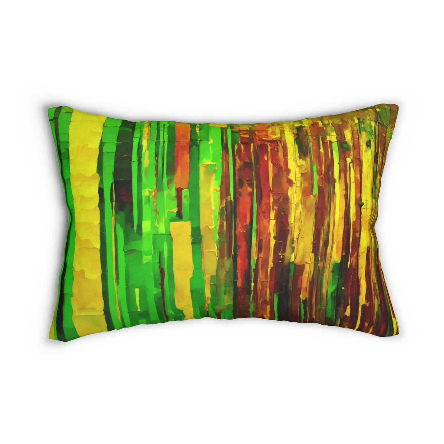 Striped Beta Spun Polyester Lumbar Pillow, 20" x 14"
