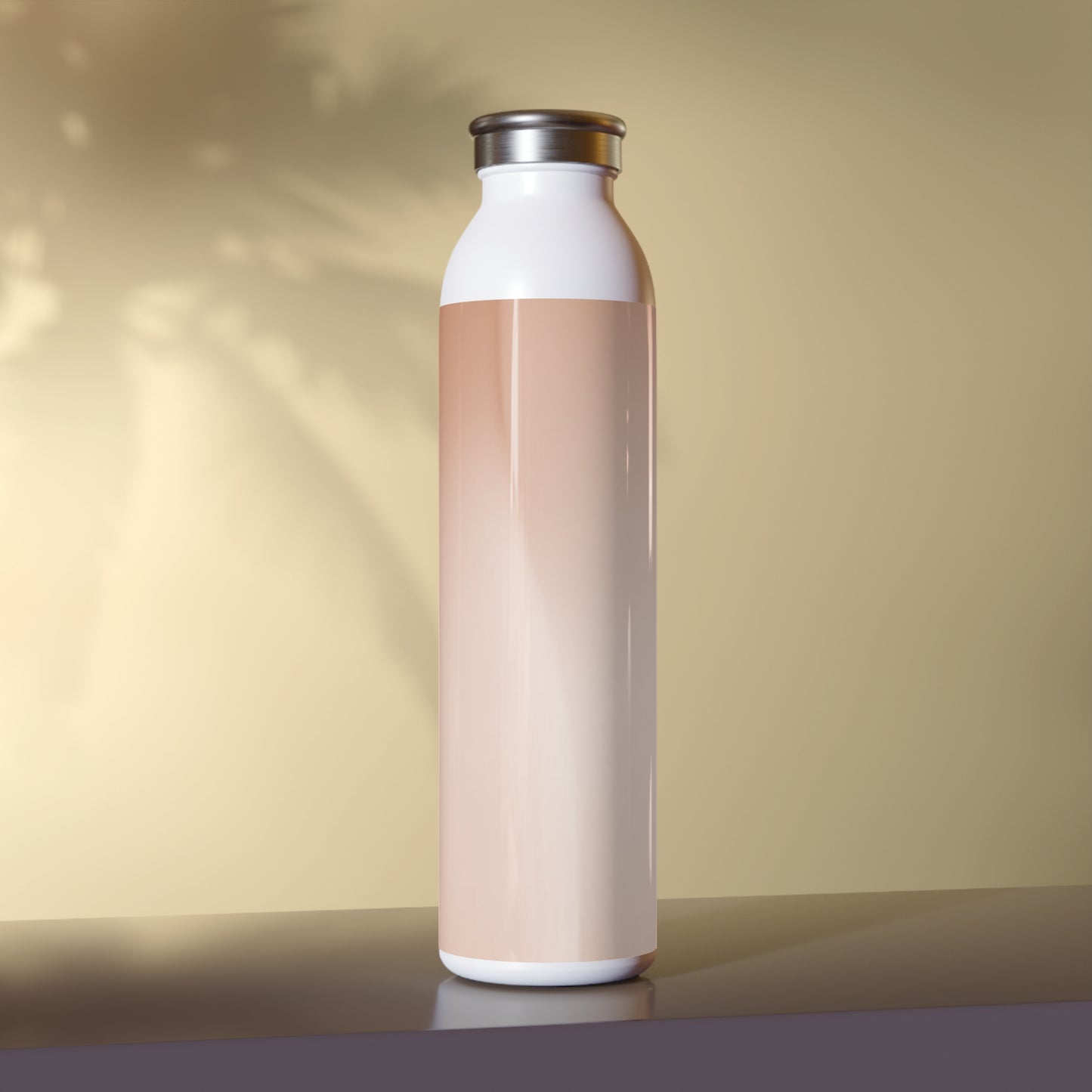 Soft Fade Slim Water Bottle, 20 oz White