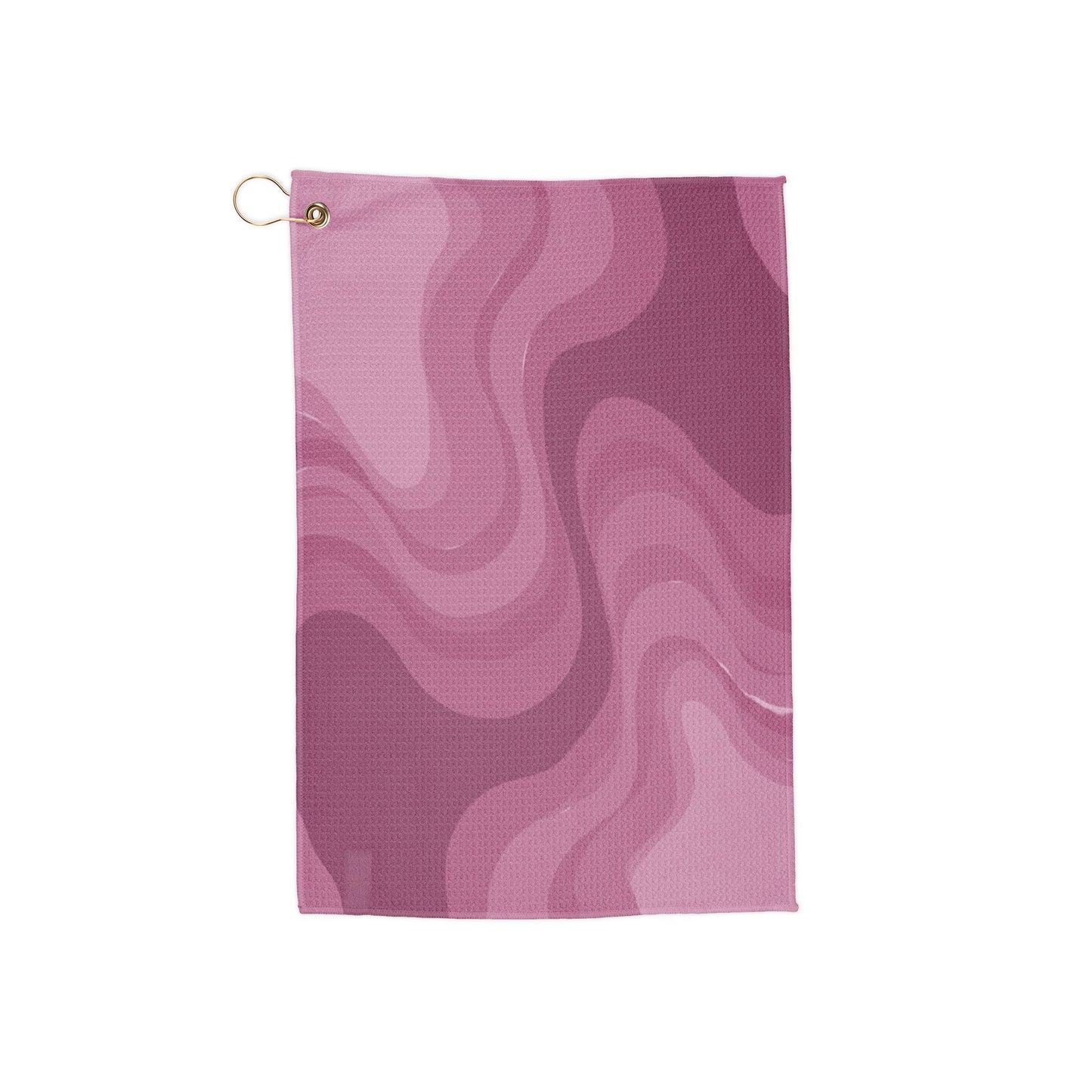 Pinky Mauve Wavey 16" x 24" Golf Towel