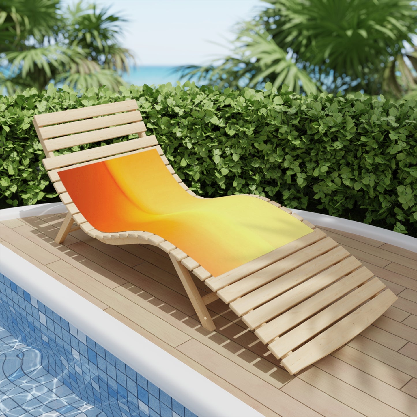 Phoenix Fade Beach Towel, 24" x 44"