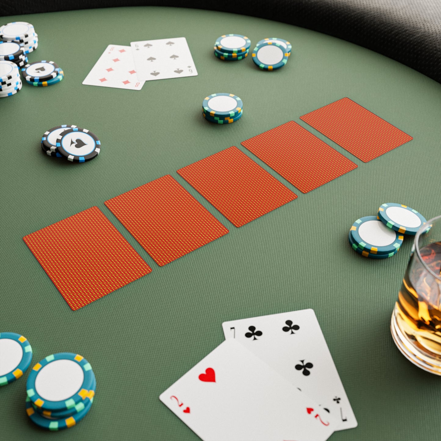 Late Evening Star-crossed Bodies Poker Cards