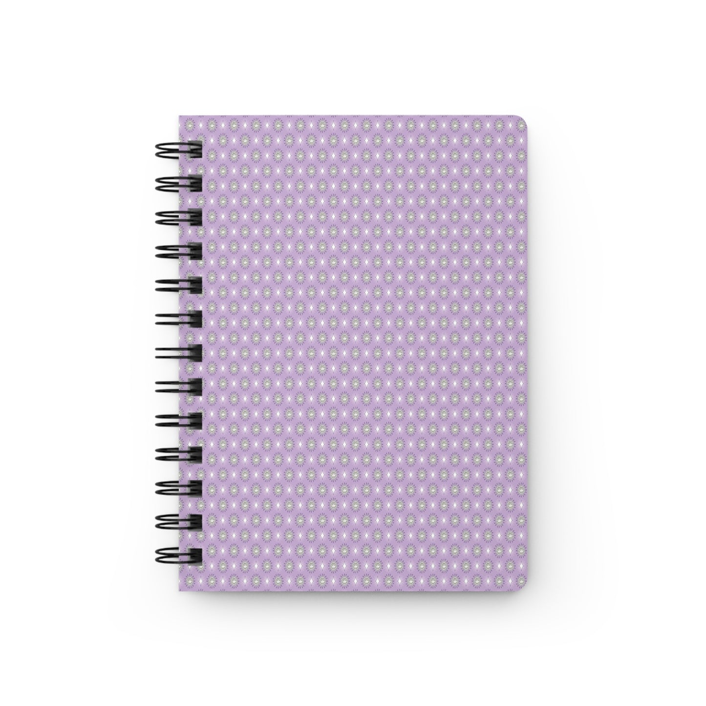 Lavender Star-crossed Bodies Spiral Bound Journal, 5" x 7" 150 pages