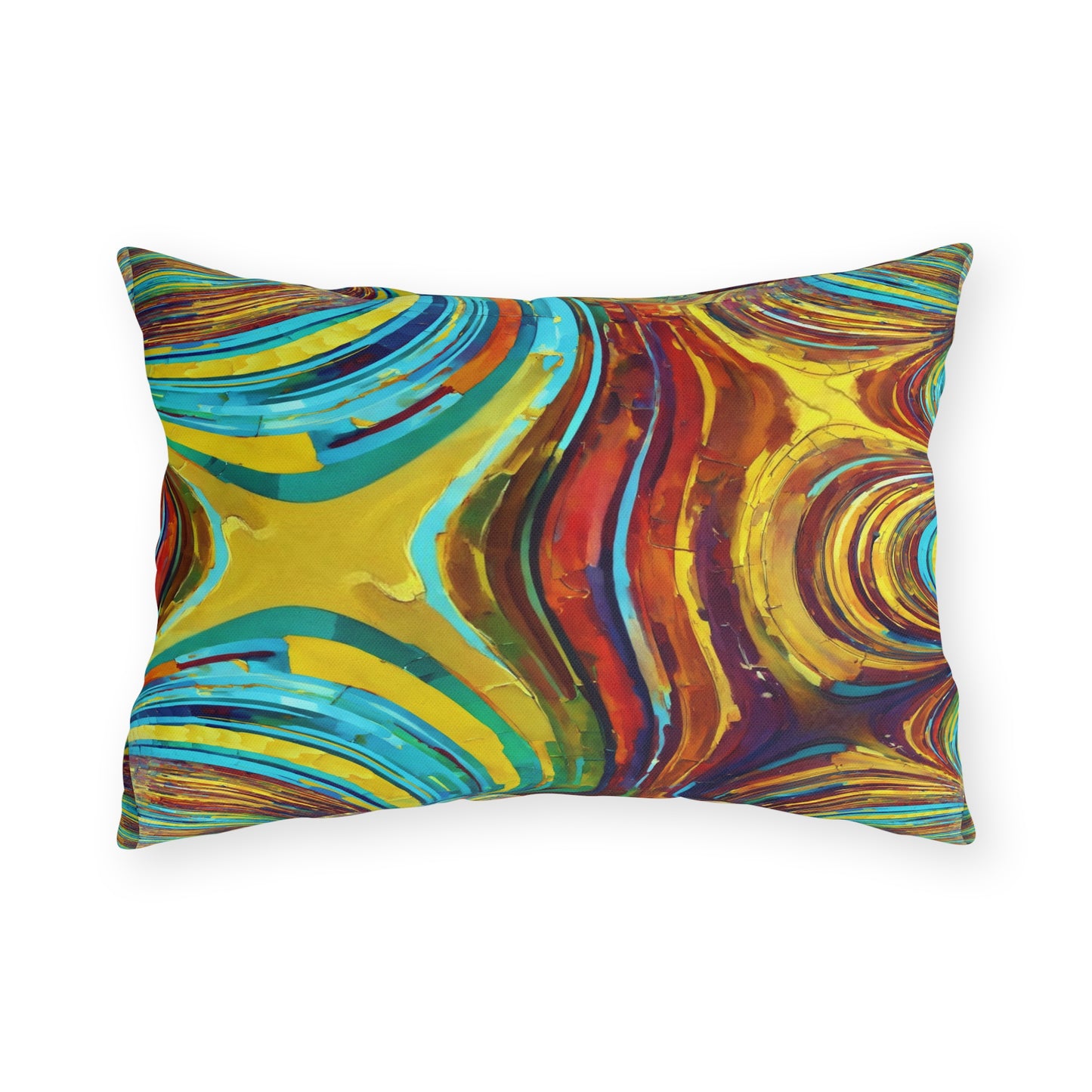 Uzi Spiral Alpha 20" x 14" Outdoor Pillow