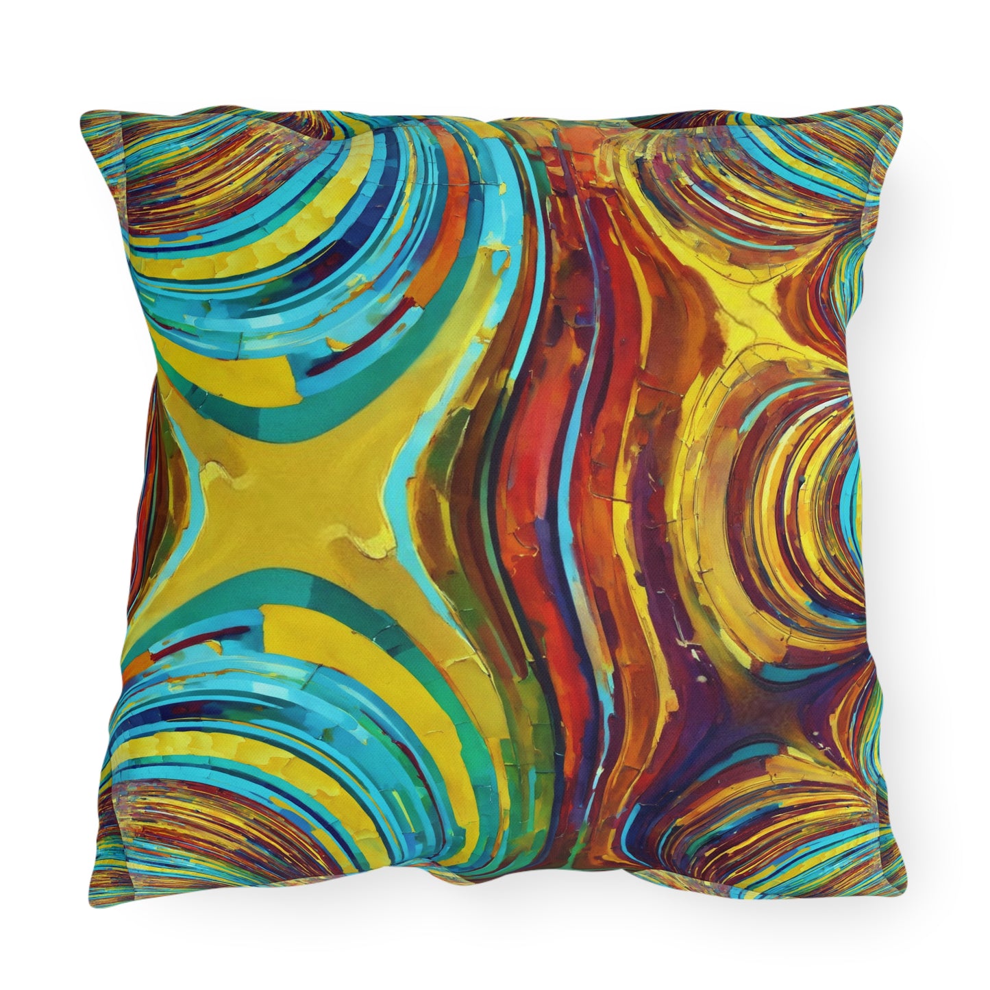 Uzi Spiral Alpha 20" x 20" Outdoor Pillow