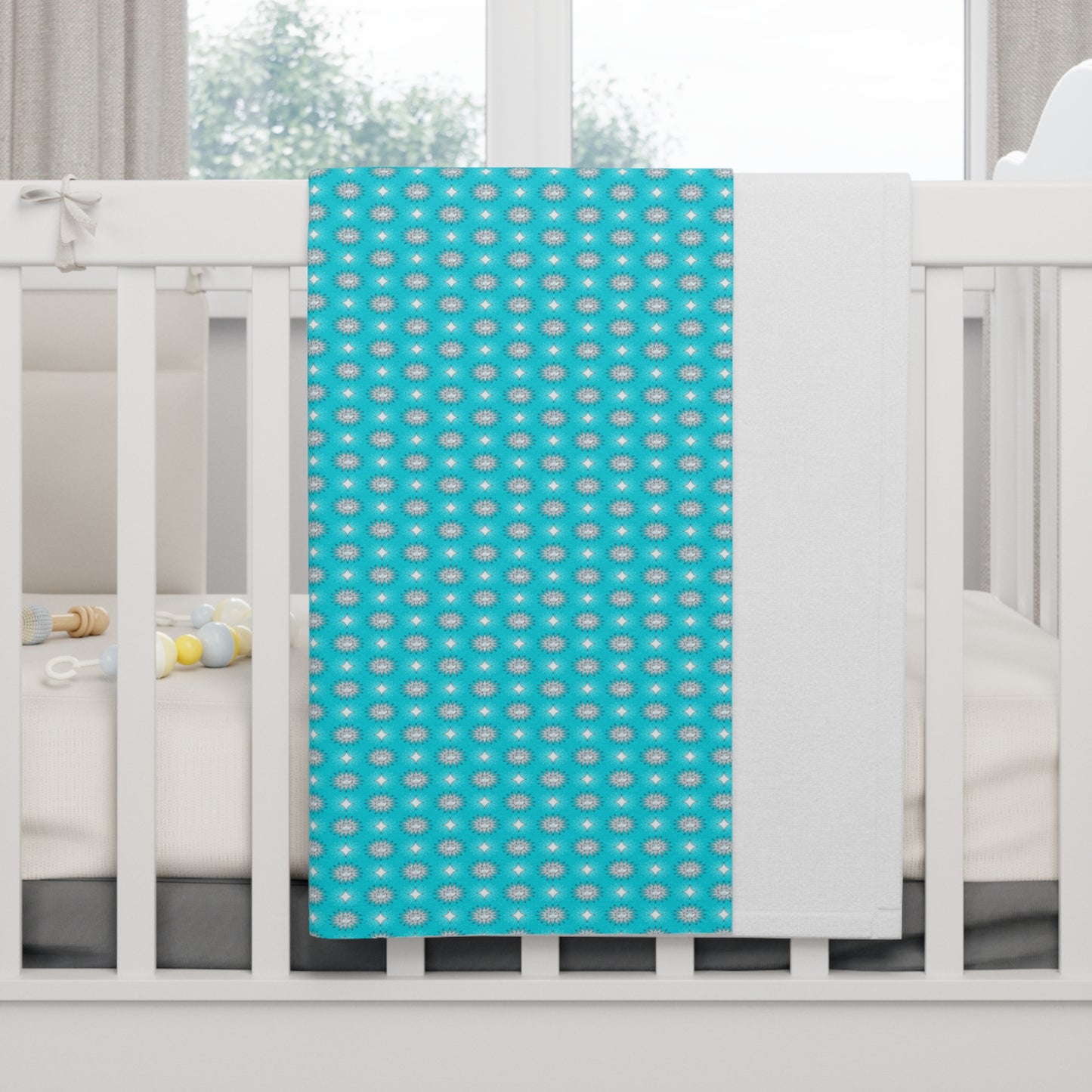 Tif Green Star-crossed Bodies Soft Fleece Baby Blanket, 30" x 40"