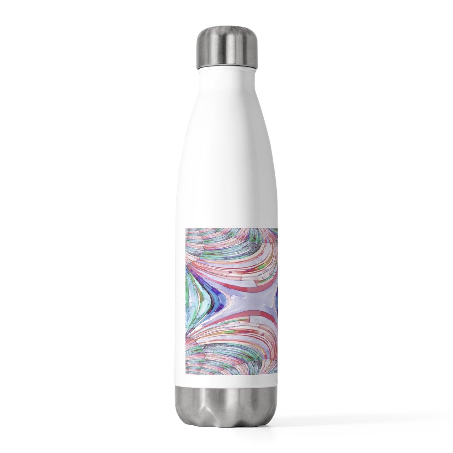 Uzi Spiral Pastels 20oz Insulated Water Bottle