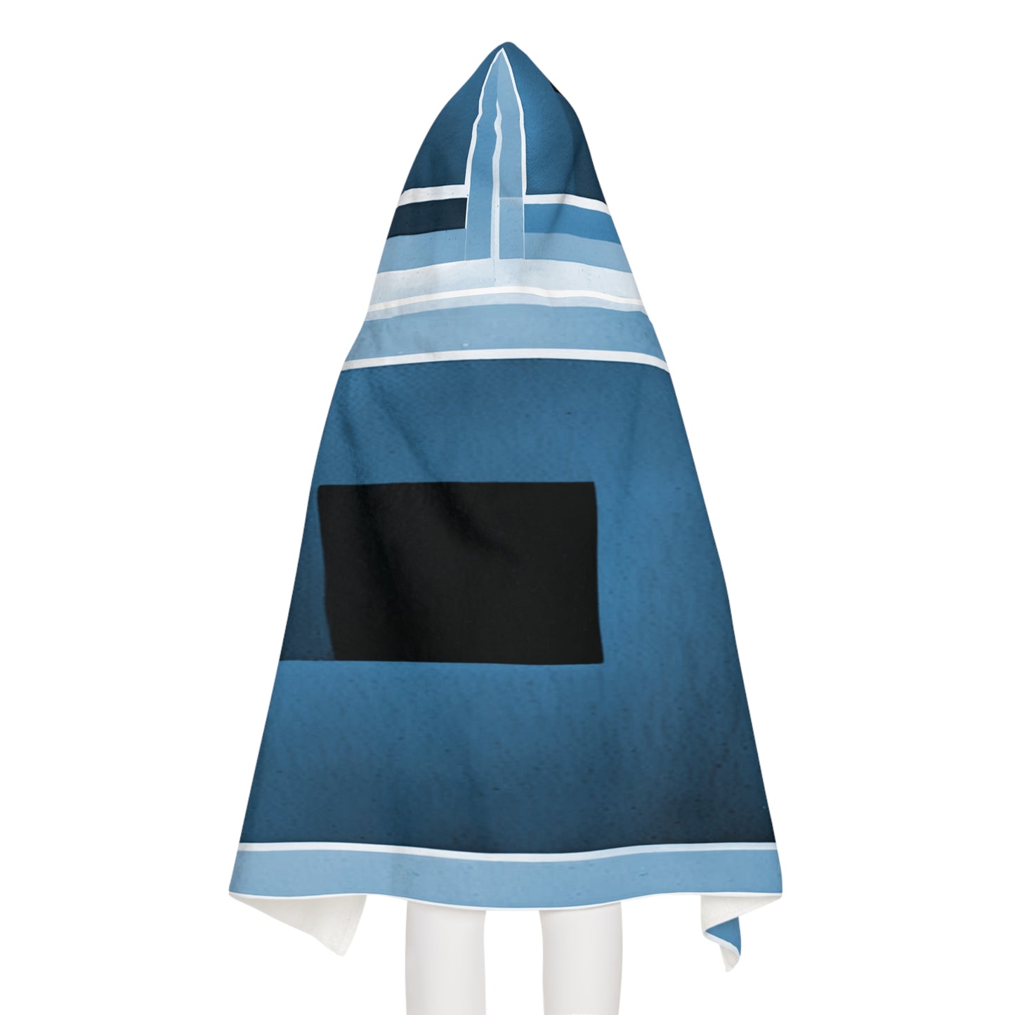 Blue Shadow Youth Hooded Towel, 24" x 48"