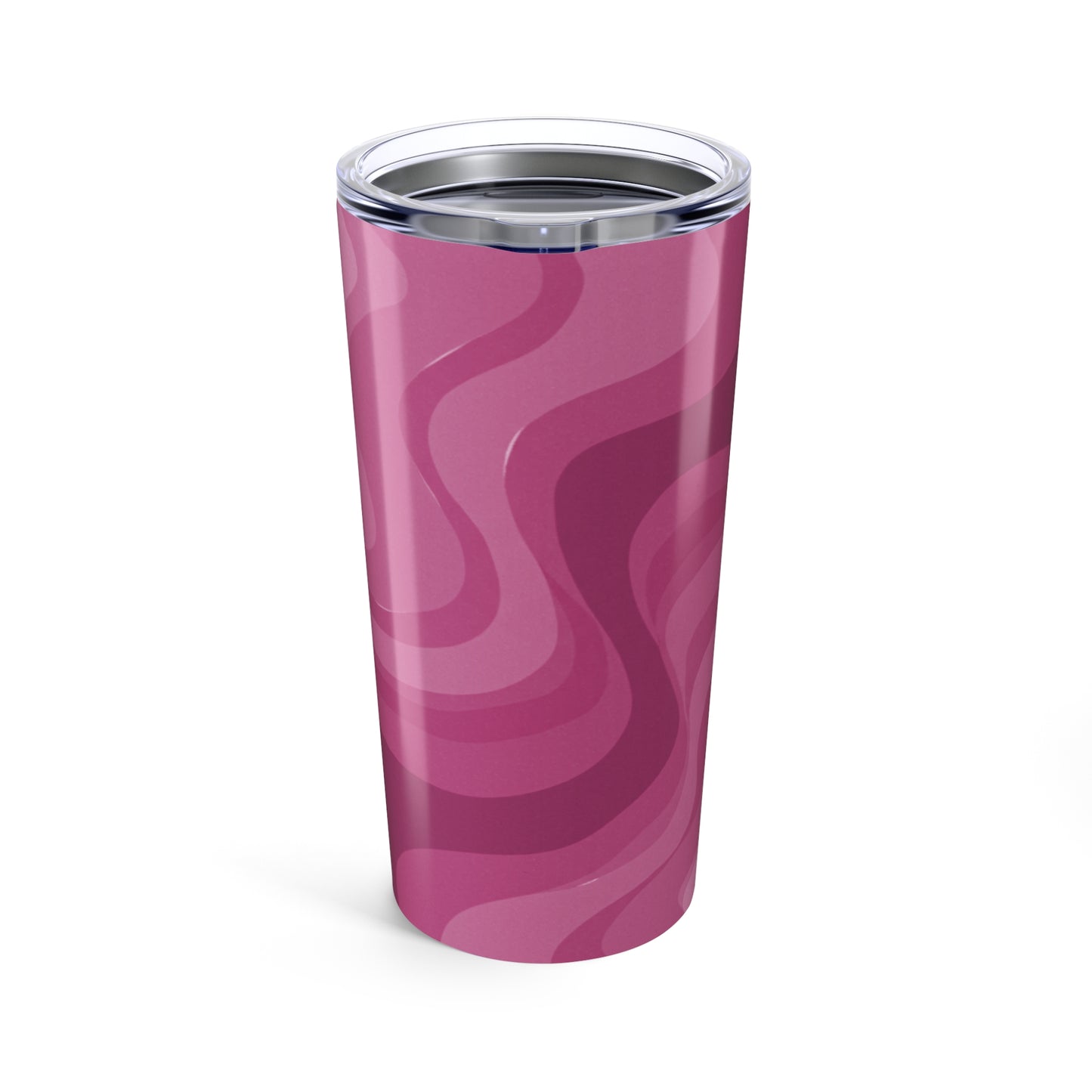 Pinky Mauve Wavey Tumbler 20oz