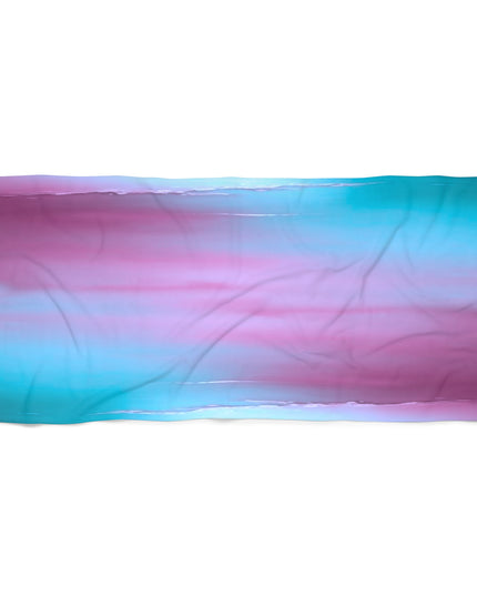 Wine Sea Blue Fog Beach Towel, 30" x 60"