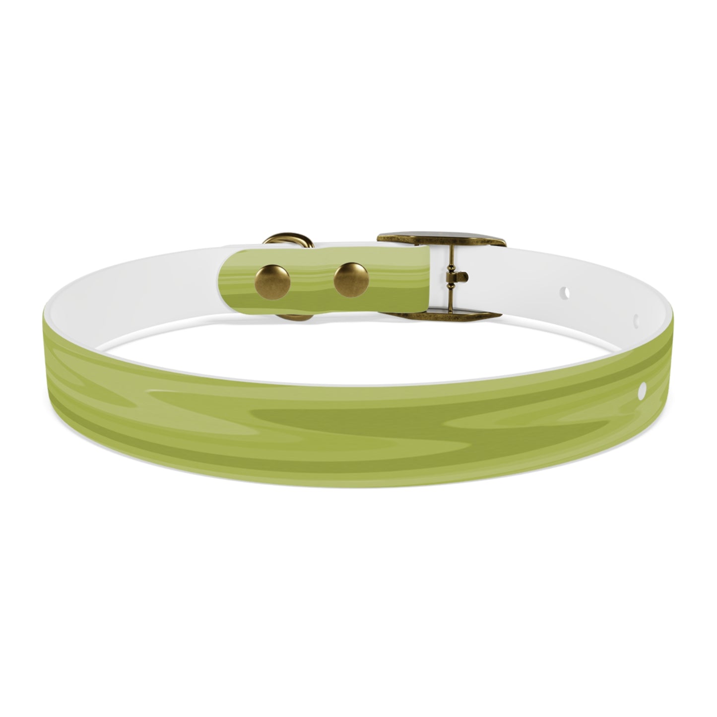 Lemon Wavey Small Dog Collar