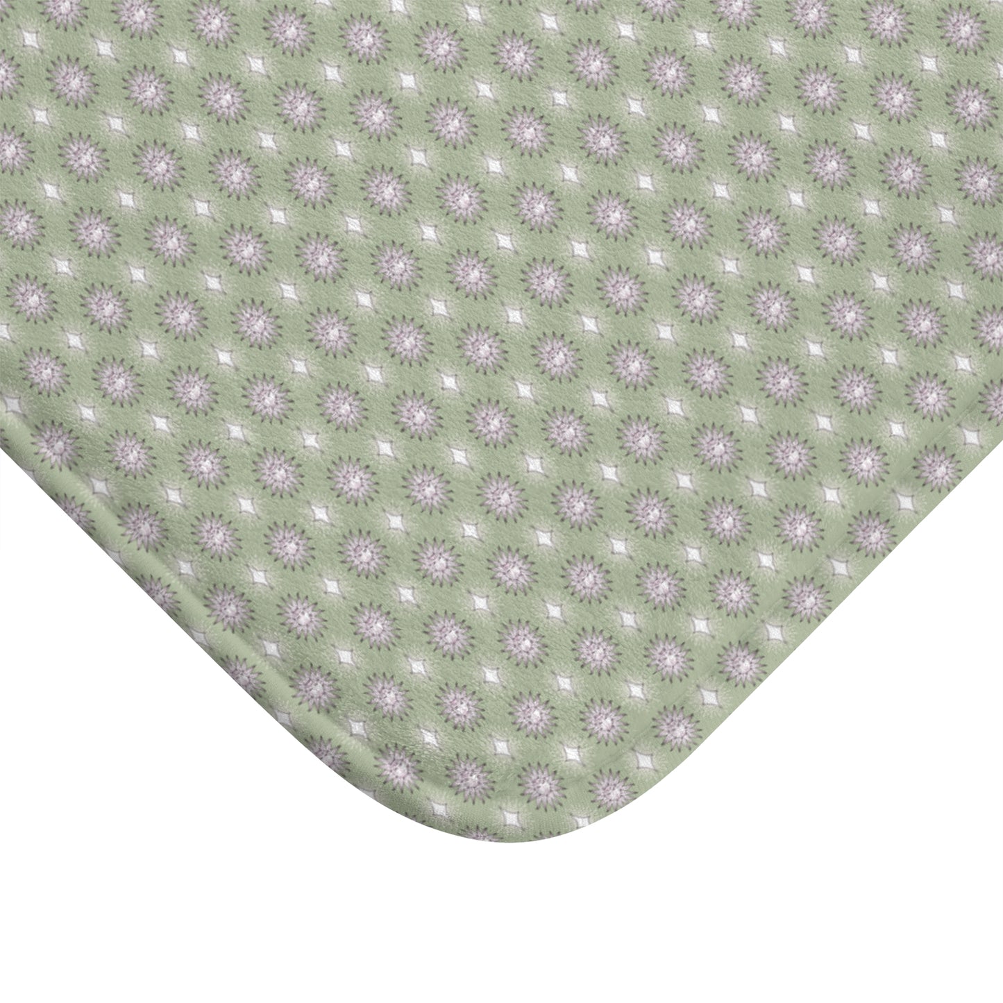 Olive Star-crossed Bodies 34" x 21" Bath Mat