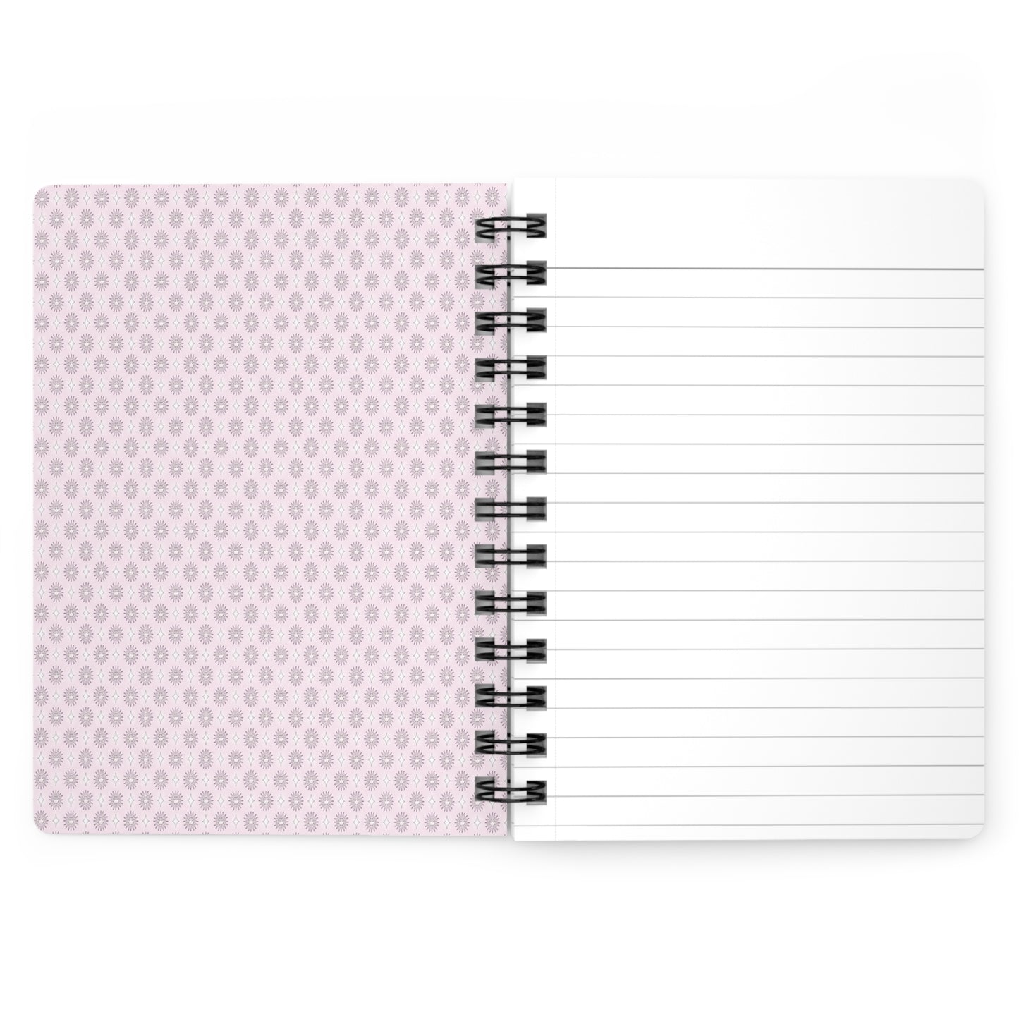 Pink Mornings Star-crossed Bodies Spiral Bound Journal, 5" x 7" 150 pages