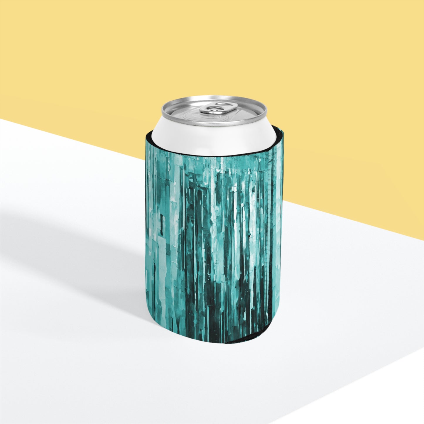 Striped Mint Pastel 12 oz Can Cooler Sleeve
