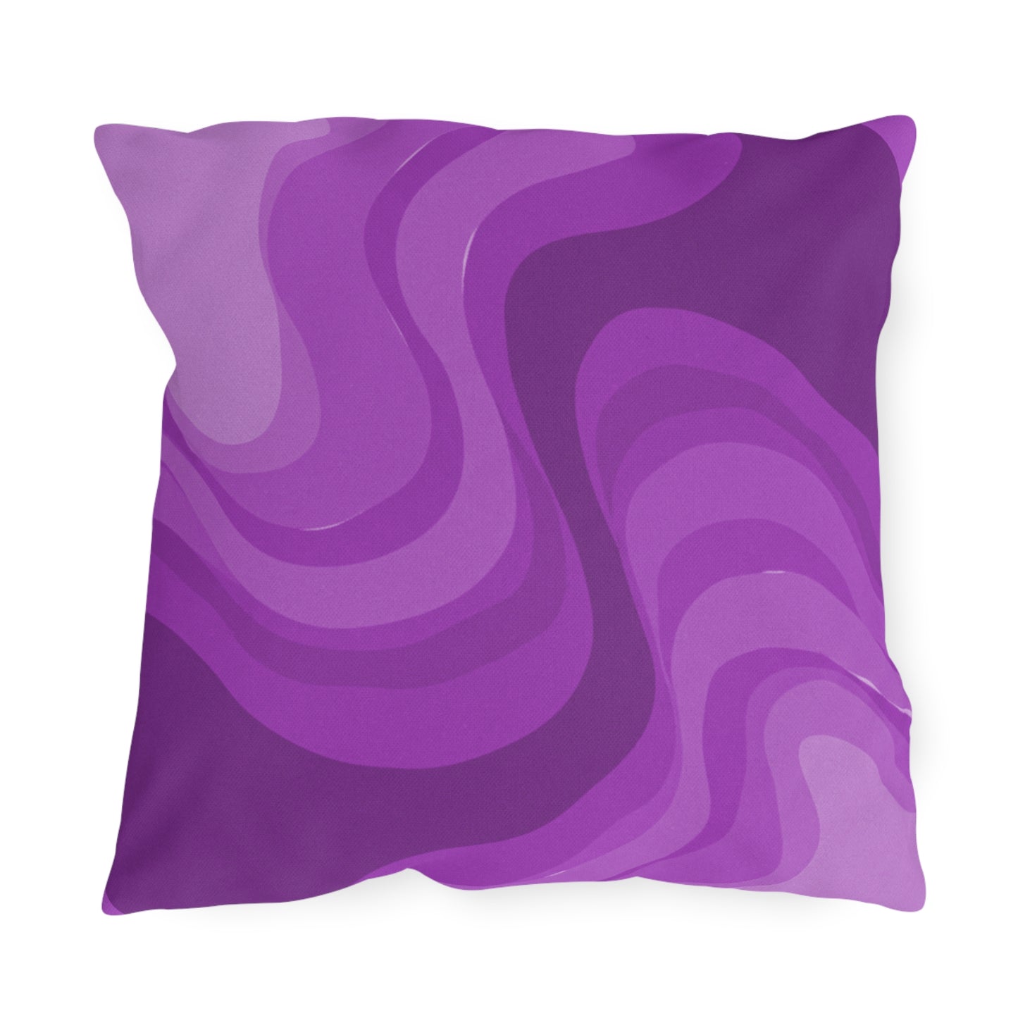 Wavey Purple Wavey 18" x 18" Outdoor Pillow