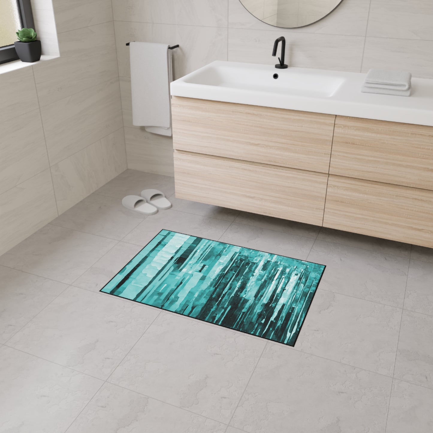 Striped Tif 24" x 36" Heavy Duty Floor Mat