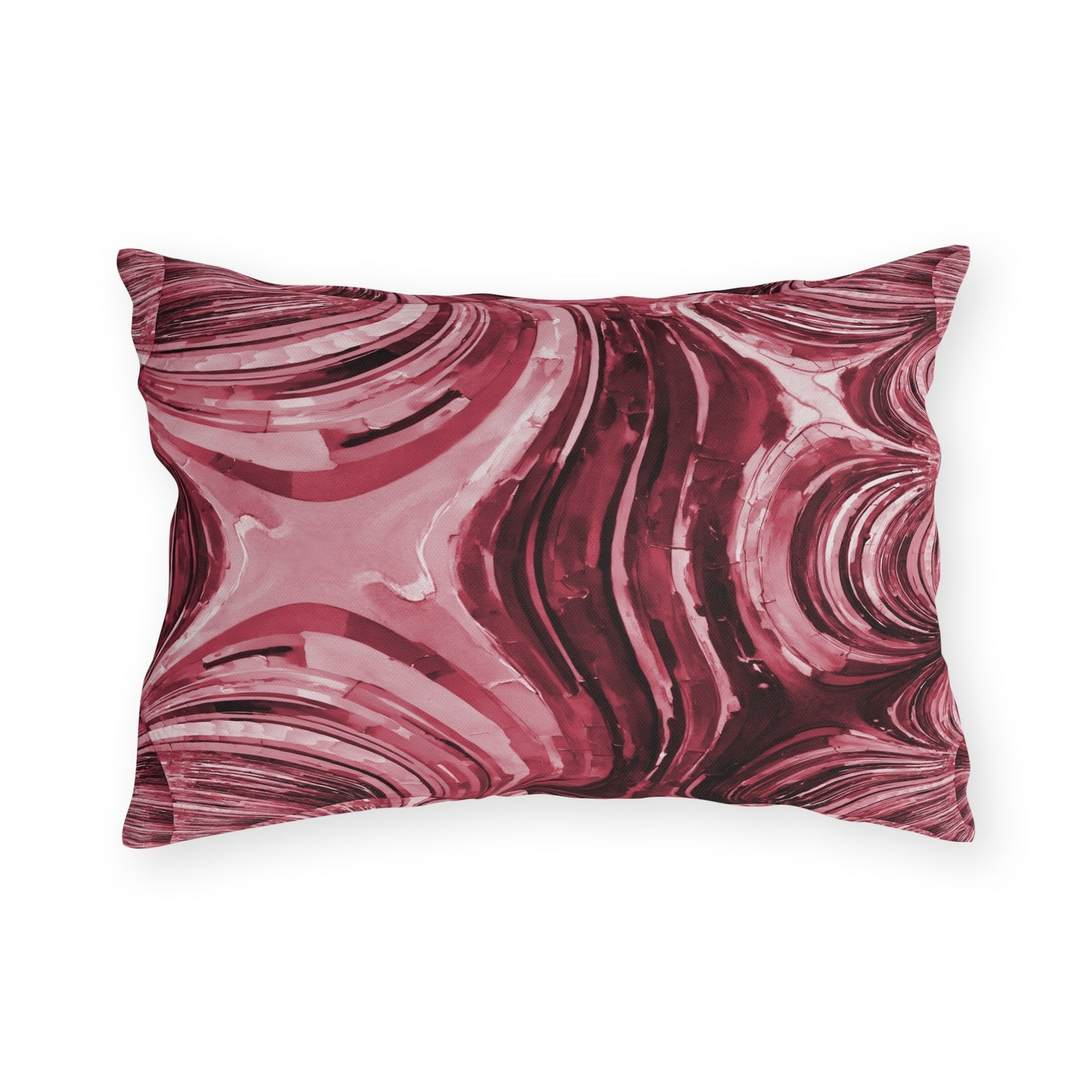 Uzi Spiral Ruby 20" x 14" Outdoor Pillow