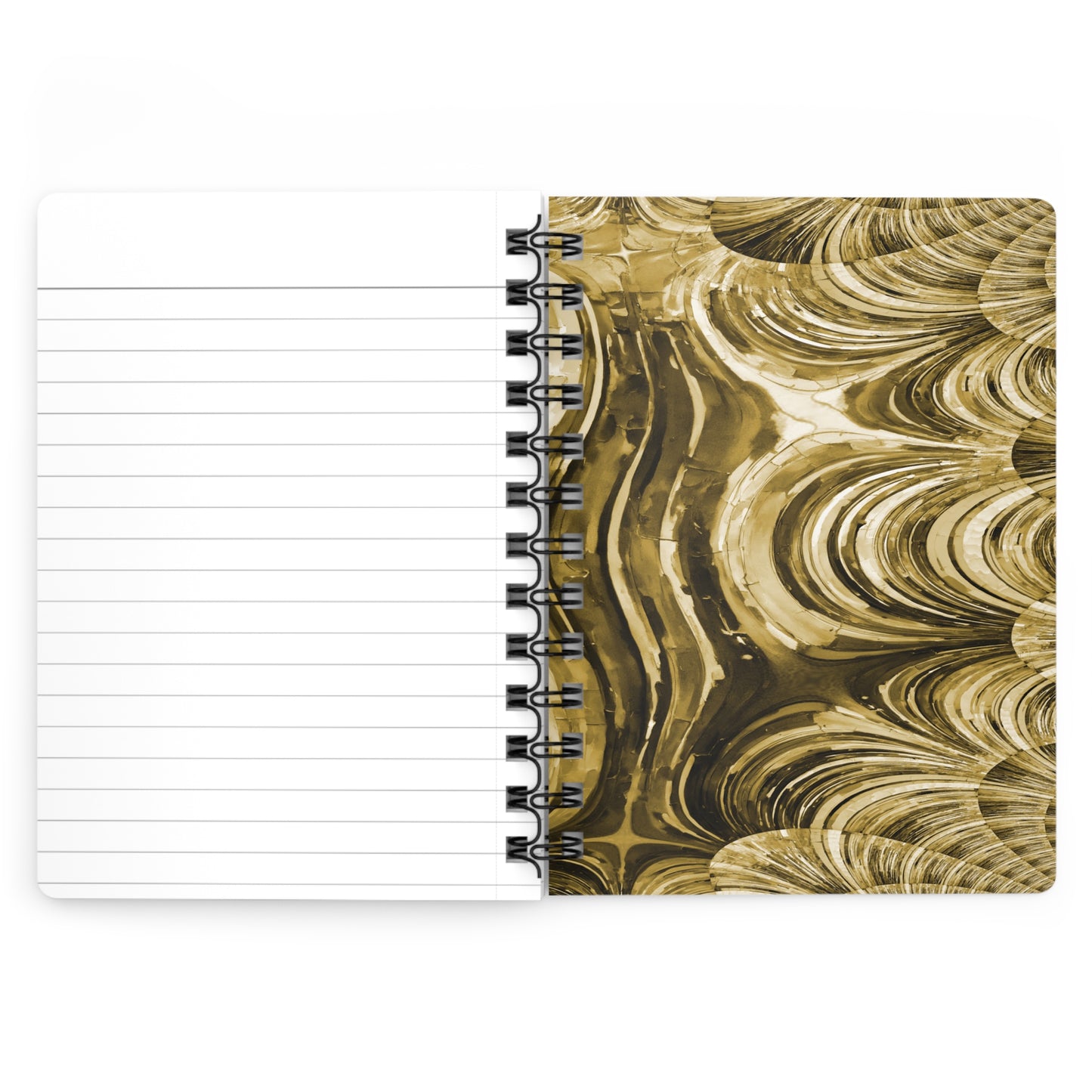 Uzi Spiral Light Brown Bound Journal, 5" x 7" 150 pages