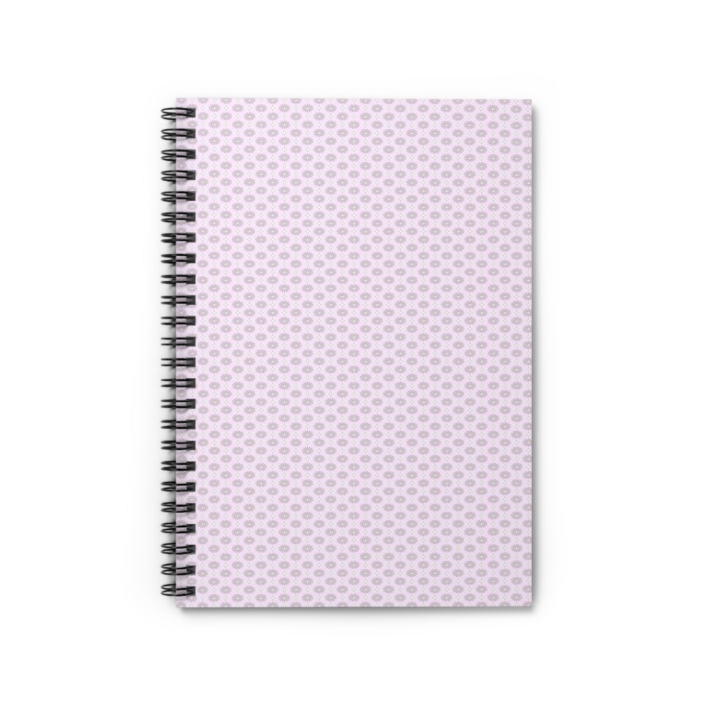 Pink Mornings Star-crossed Bodies Spiral Notebook - Ruled Line, 6" x 8", 118 pages