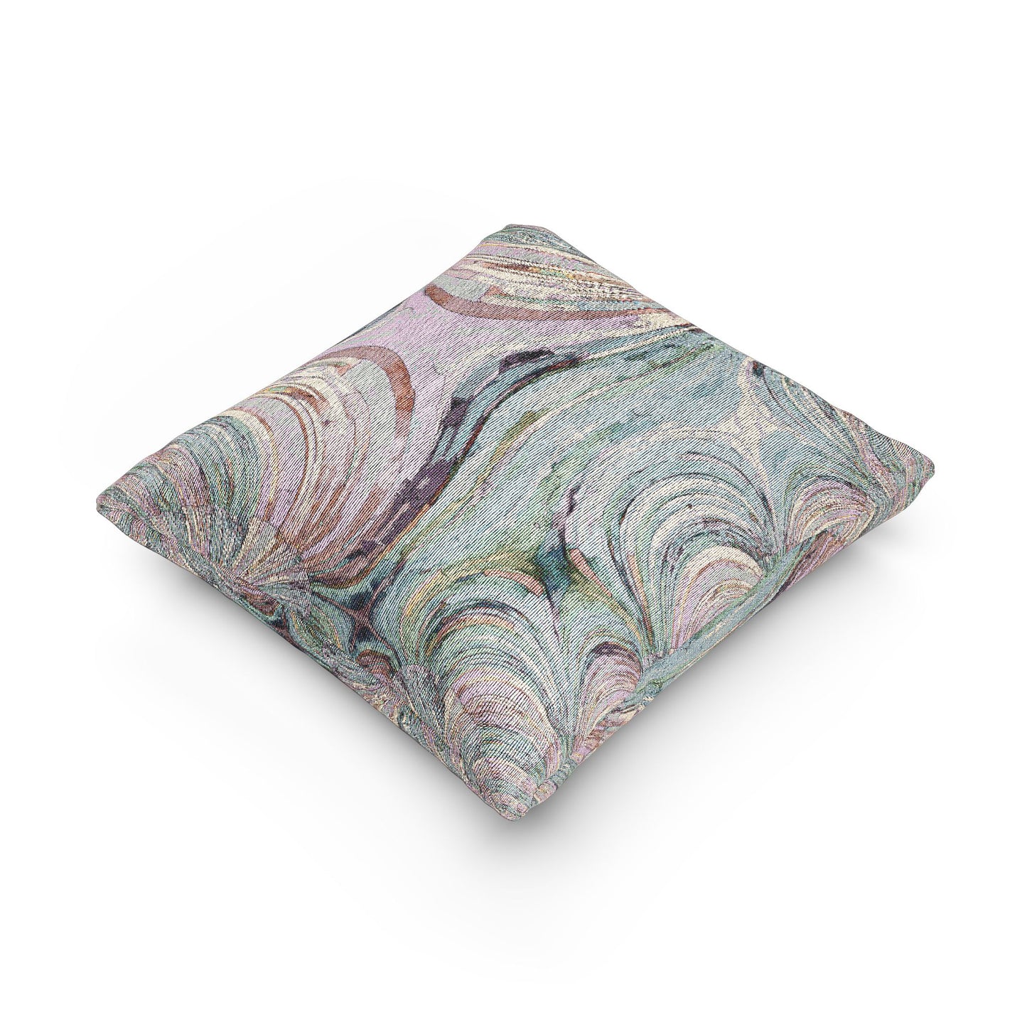 Uzi Spiral Pastels Woven Pillow, 17" x 18"