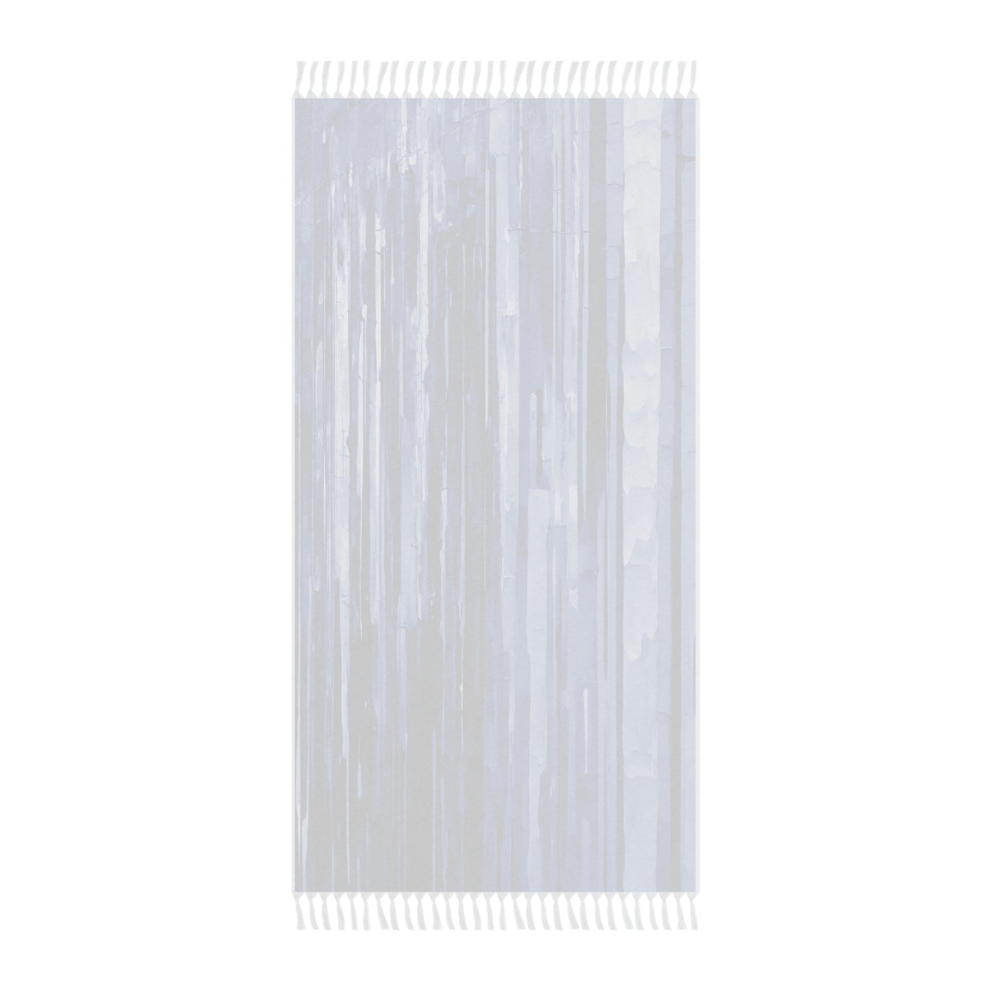 Striped Deep Blue 38" × 81" Boho Beach Cloth