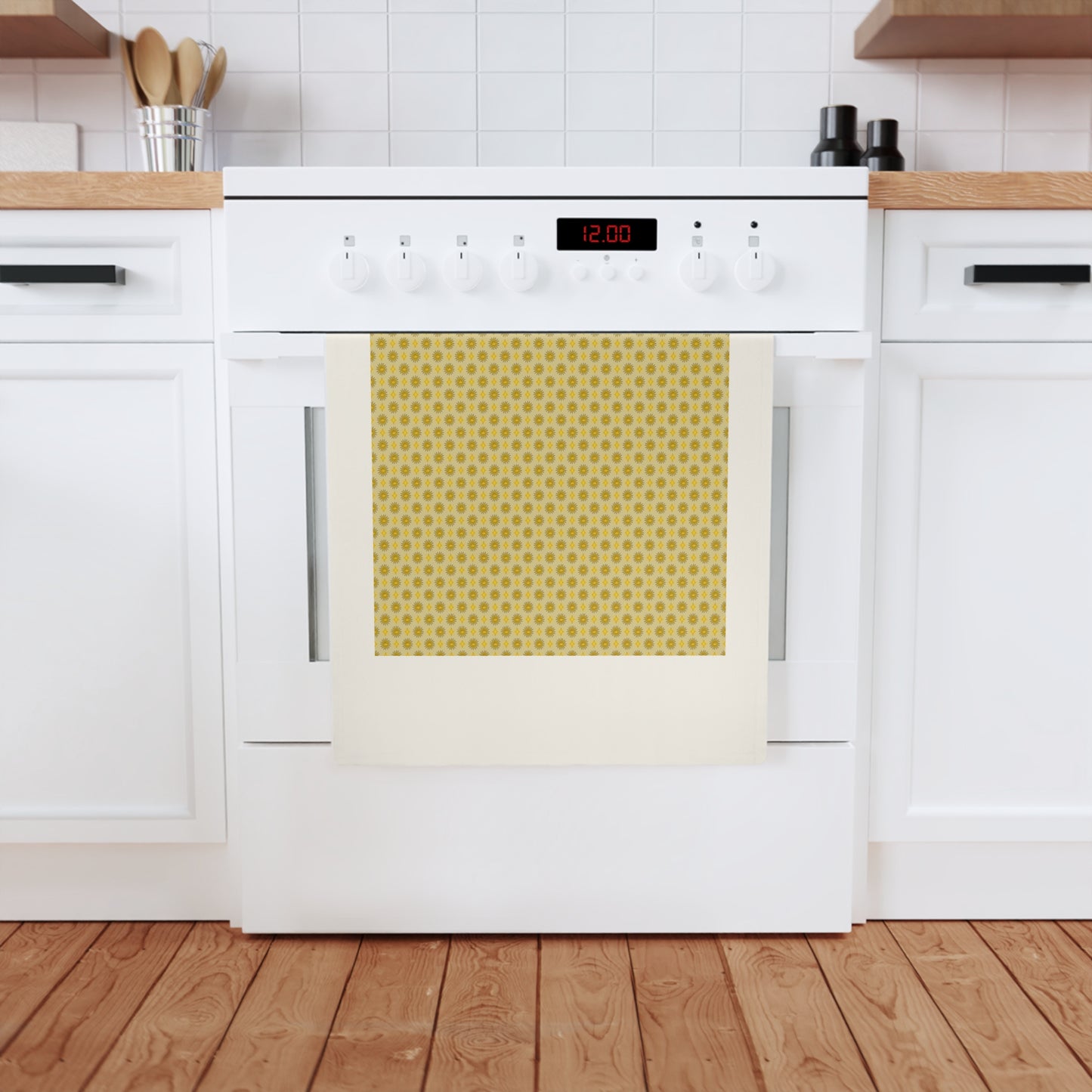 Lemongrass Star-crossed Bodies Cotton Tea Towel 19.6" x 27.5"
