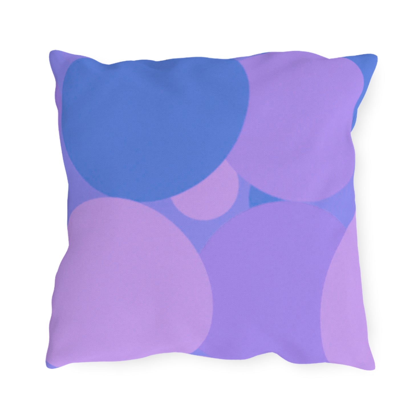 Pastel Purple Family Patches 18" x 18" Outdoor Pillow