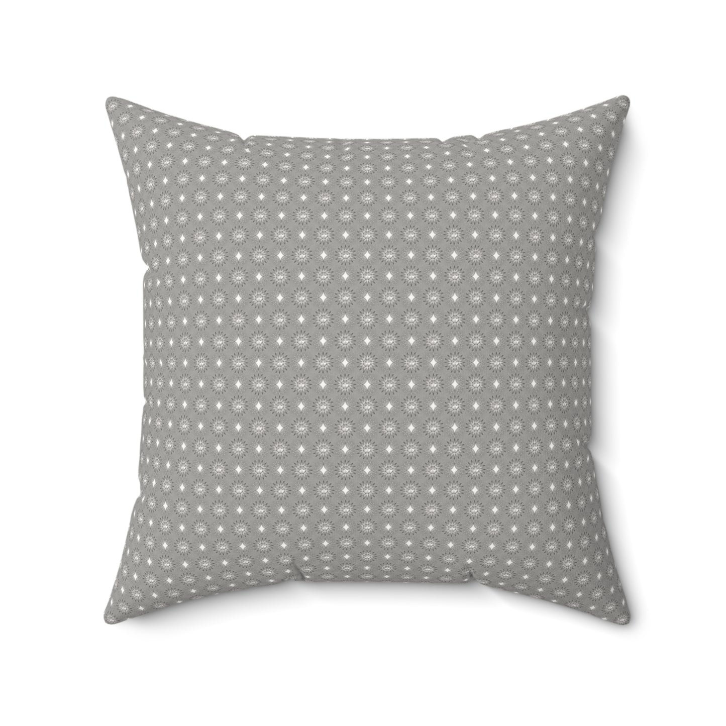 Desaturated Star-crossed Bodies Faux Suede Square Pillow, 20" x 20"