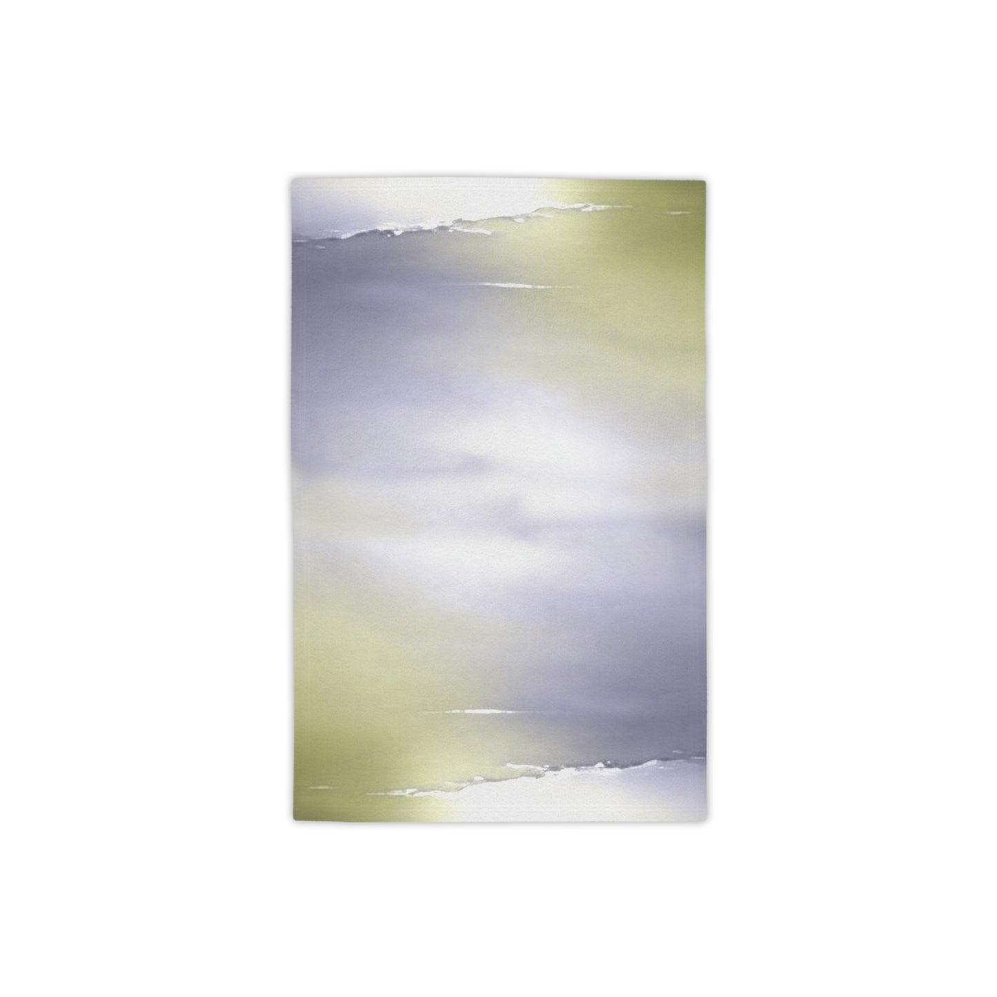Lavender Sea Golden Fog Beach Towel, 18" x 27"