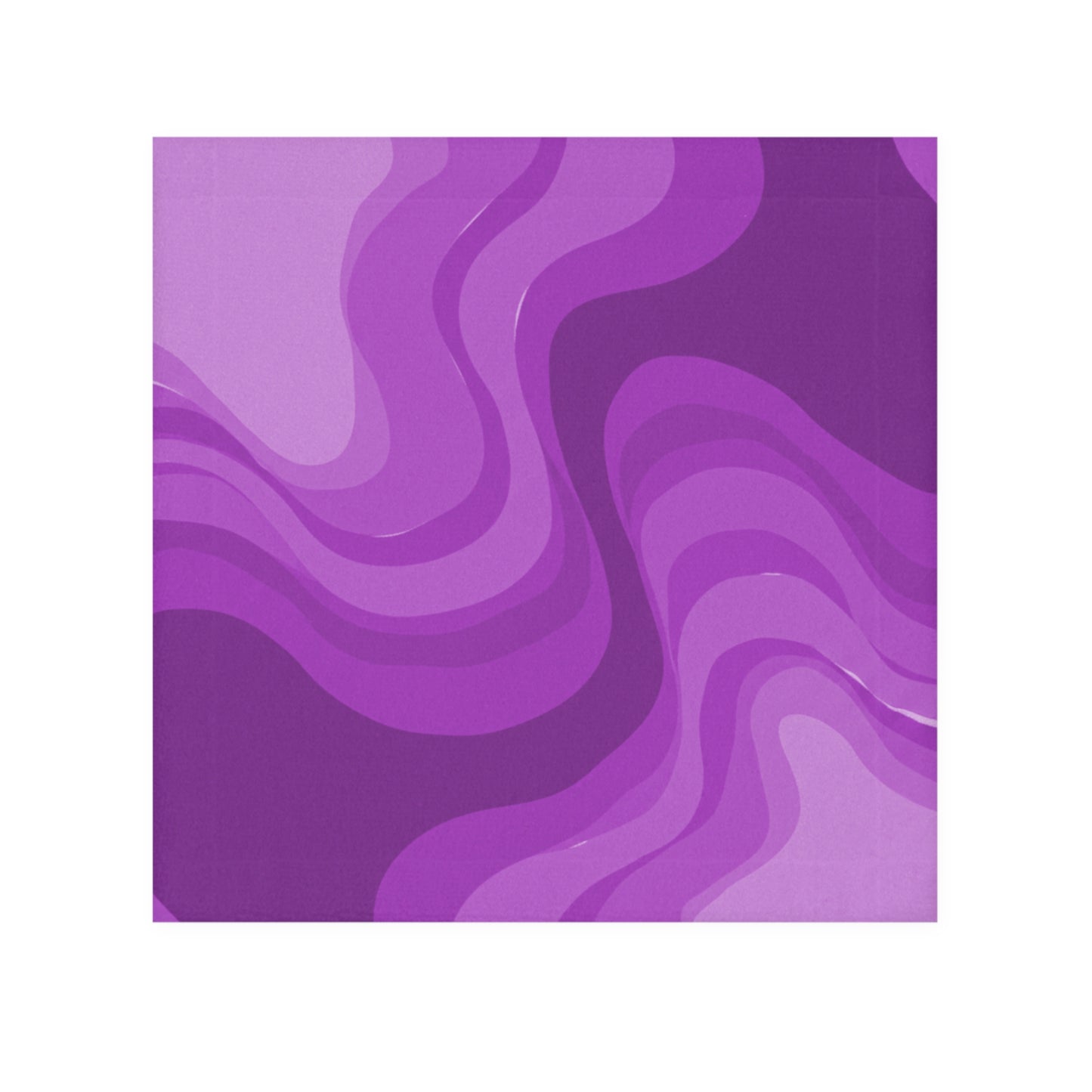 Wavey Purple Wavey 13" x 13" Face Towel