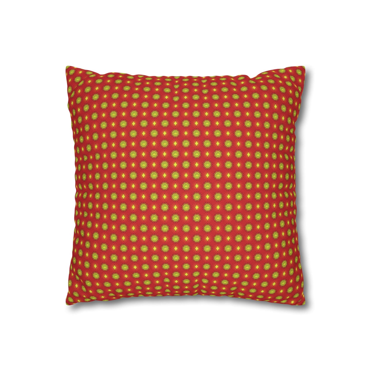 Late Evening Star-crossed Bodies Spun Polyester Square Pillowcase, 14" x 14"
