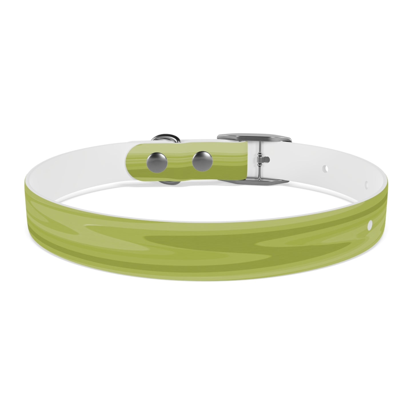 Lemon Wavey Small Dog Collar