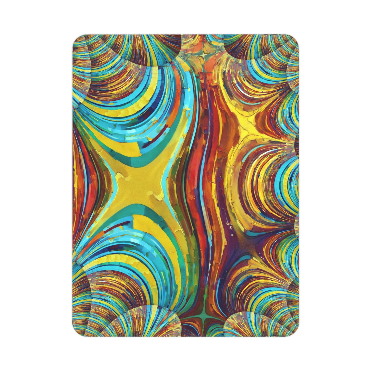 Uzi Spiral Alpha Toddler Blanket, 30" x 40"
