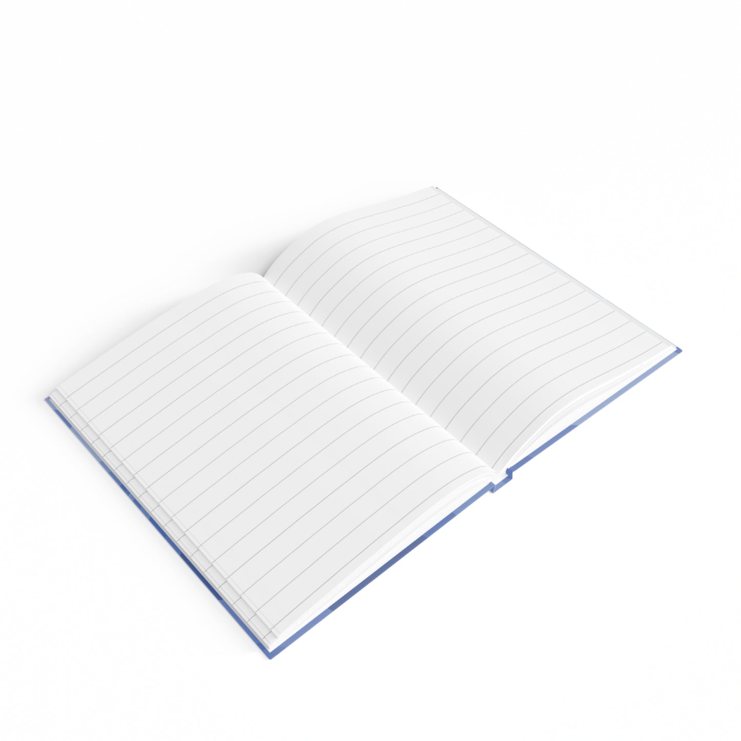 Deep Blue Wavey 5" x 7" Journal - 128 Ruled Line pages
