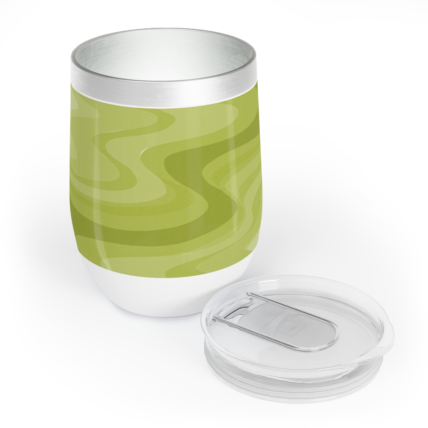 Lemon Wavey 12 oz Chill Wine Tumbler