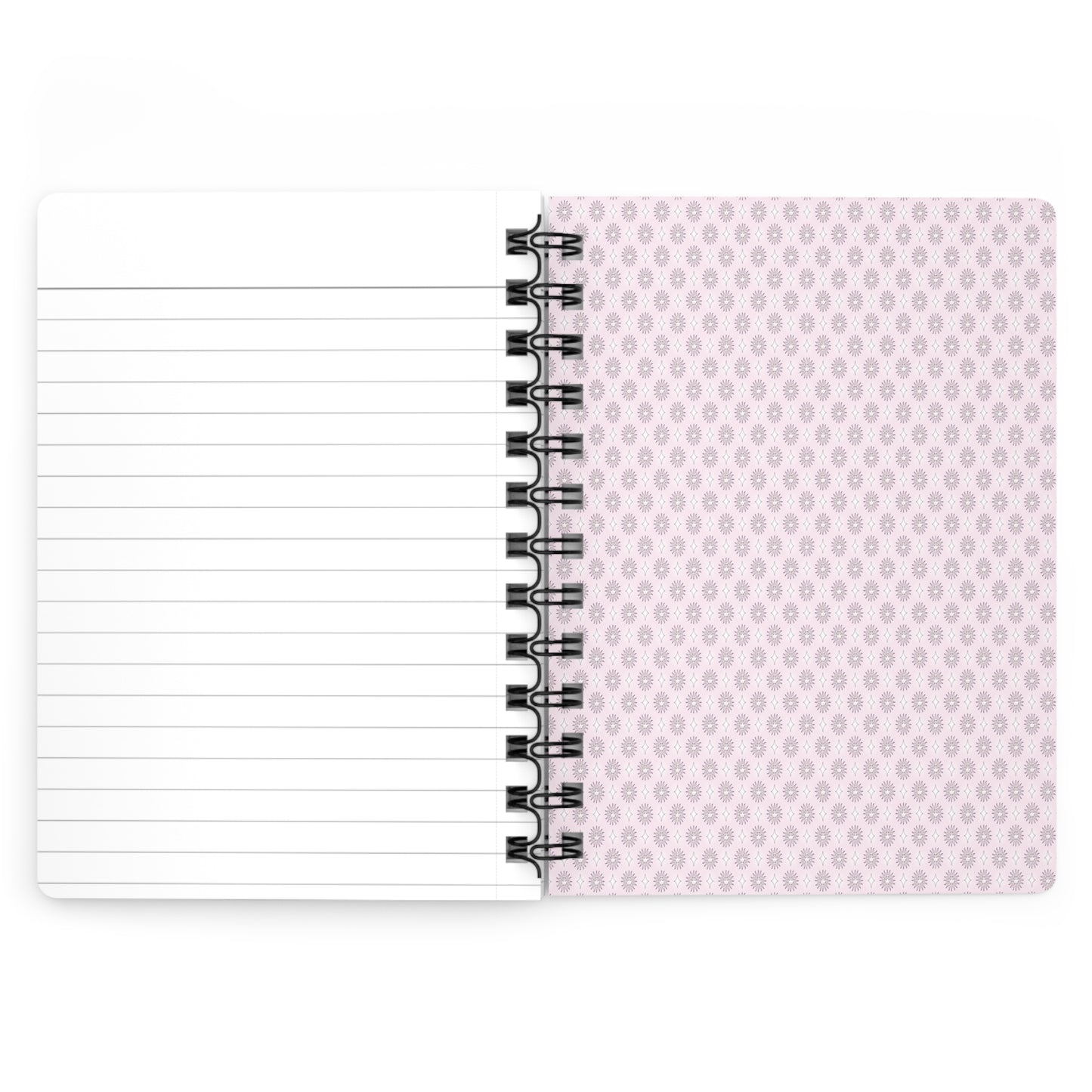 Pink Mornings Star-crossed Bodies Spiral Bound Journal, 5" x 7" 150 pages