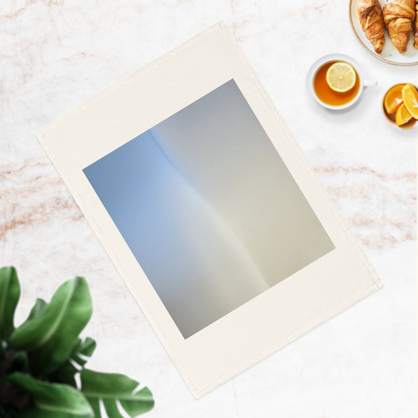 Cobalt Fade 19.6" x 27.5" Cotton Tea Towel