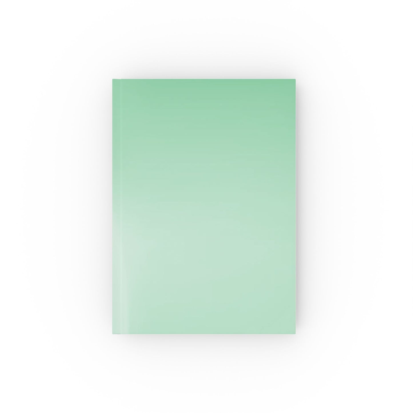 Mint Fade 5.2" x 7.4" Hard Backed Journal with 128 blank pages