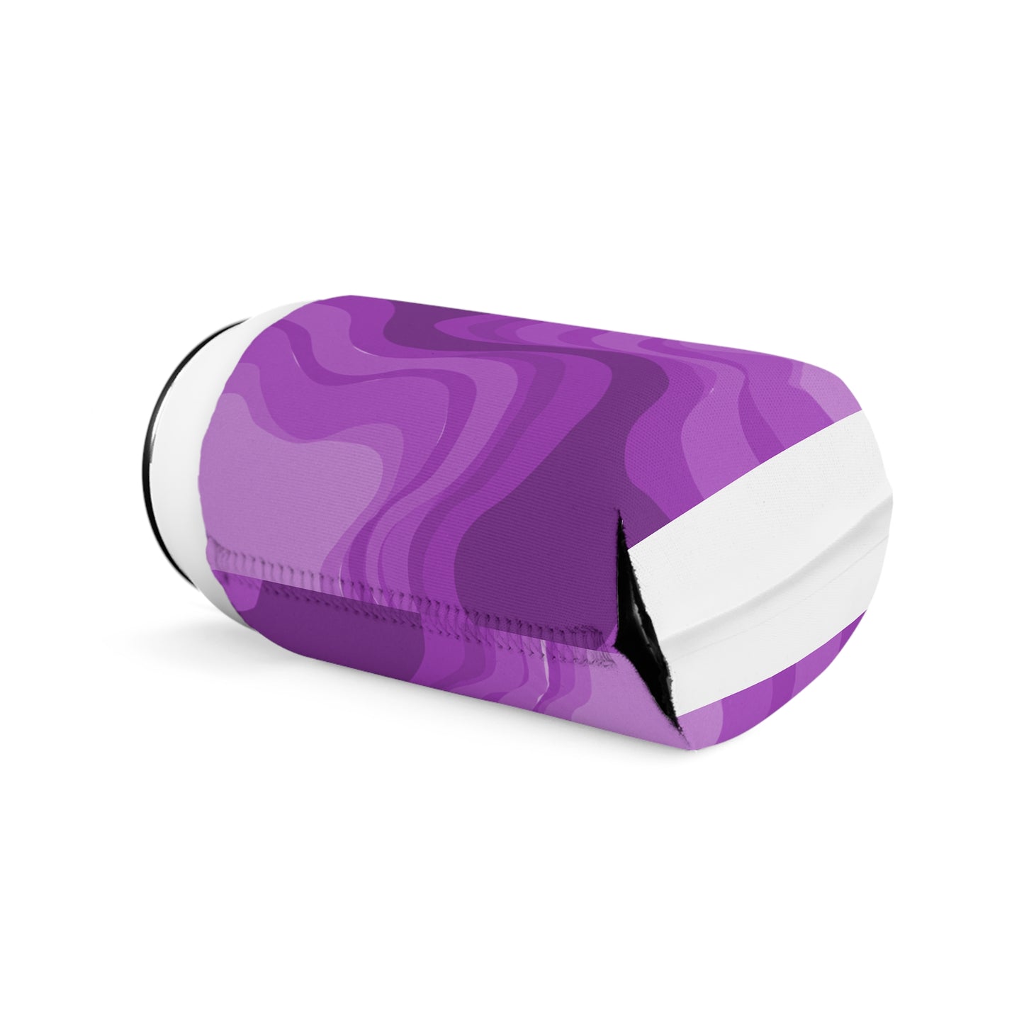 Wavey Purple Wavey 12 oz Can Cooler Sleeve