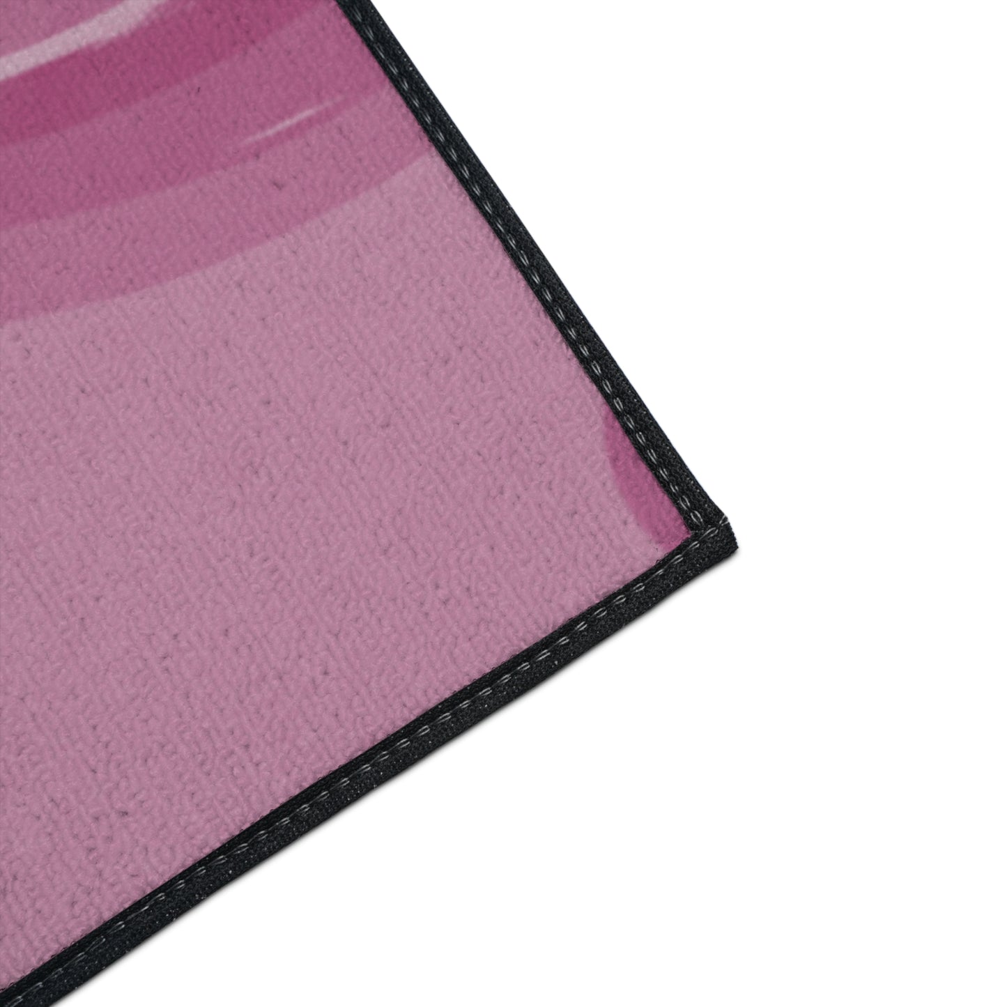 Pinky Mauve Wavey 48" x 72" Heavy Duty Floor Mat