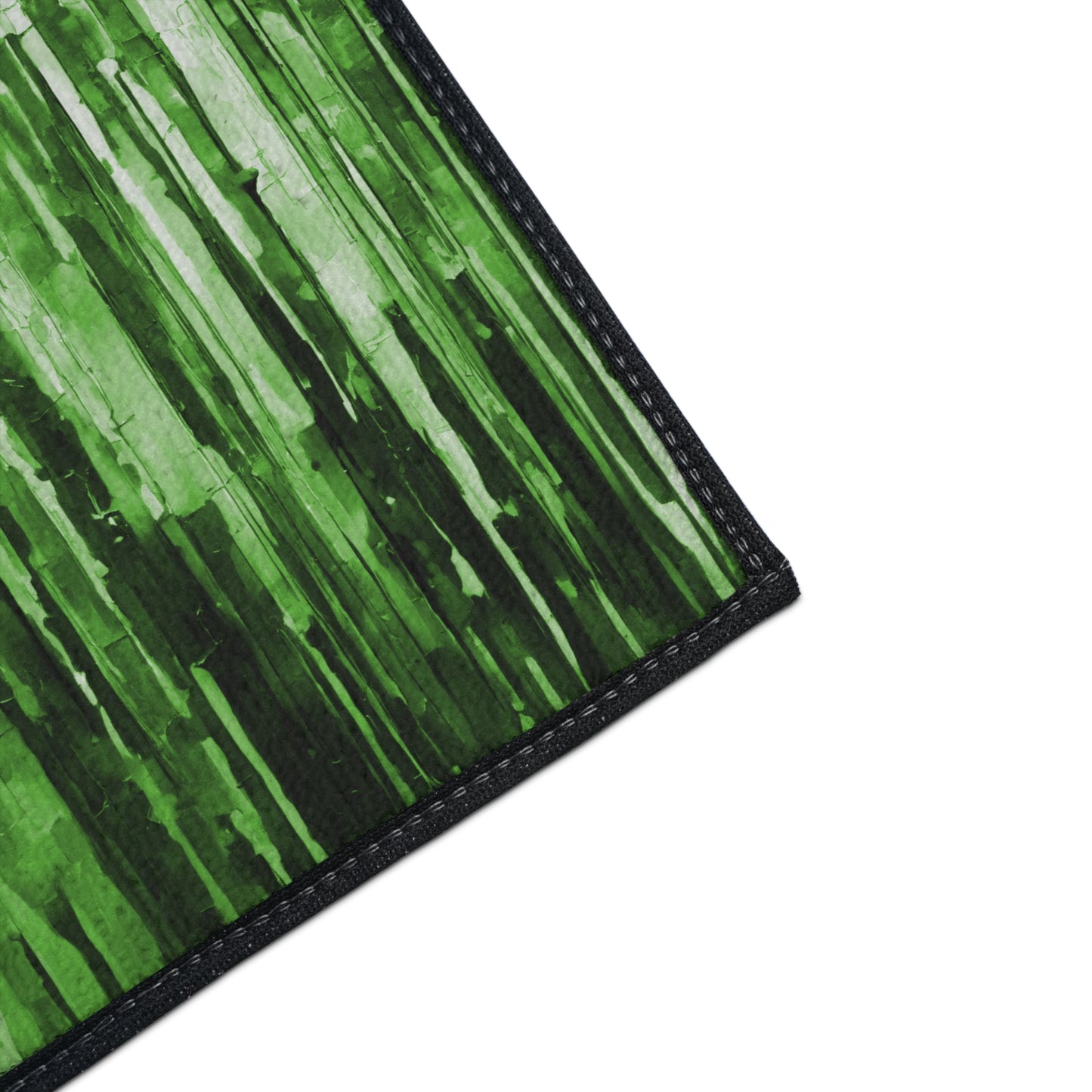 Striped Mint Pastel 18" x 24" Heavy Duty Floor Mat