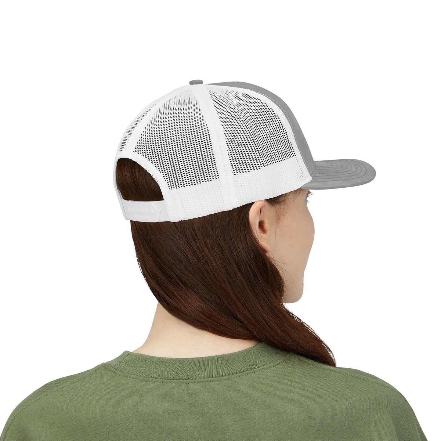 Mini Vintage Green Trees Snapback Trucker Cap