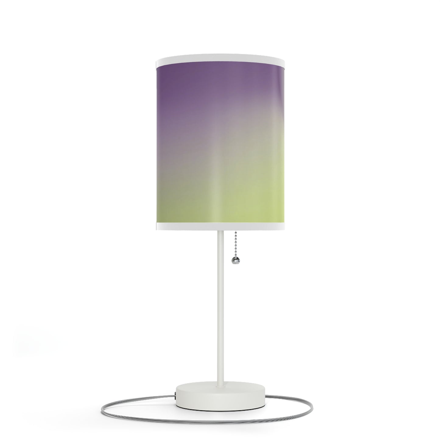 Purple Golden Fade Table Lamp on a White or Silver Stand, US|CA plug